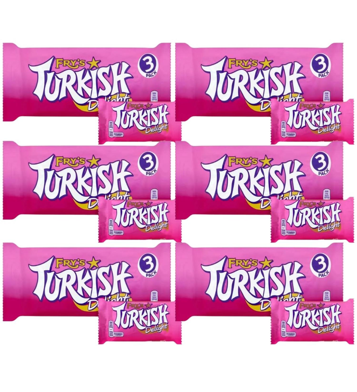 Chocolate Bundle With Frys Turkish Delight 3 Pack (6 Pack)