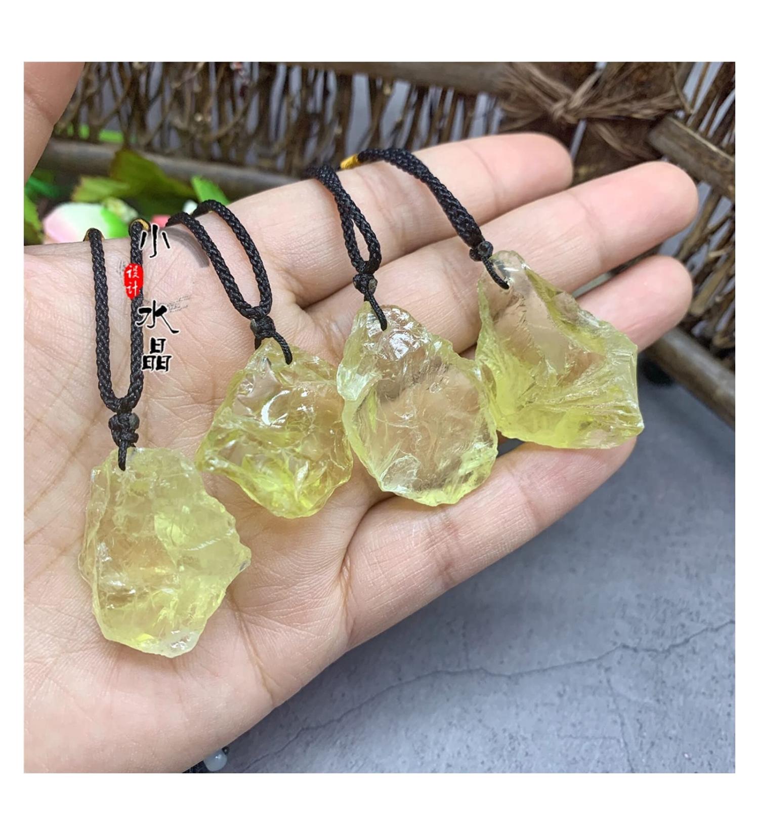 Natural Crystal Rough Natural Crystal Rough Natural Citrine Stone Pendant Yellow Quartz Crystal Rough Bulk Gemstone Natural Stones and Minerals Gifts - Buy Online on GoSupps.com