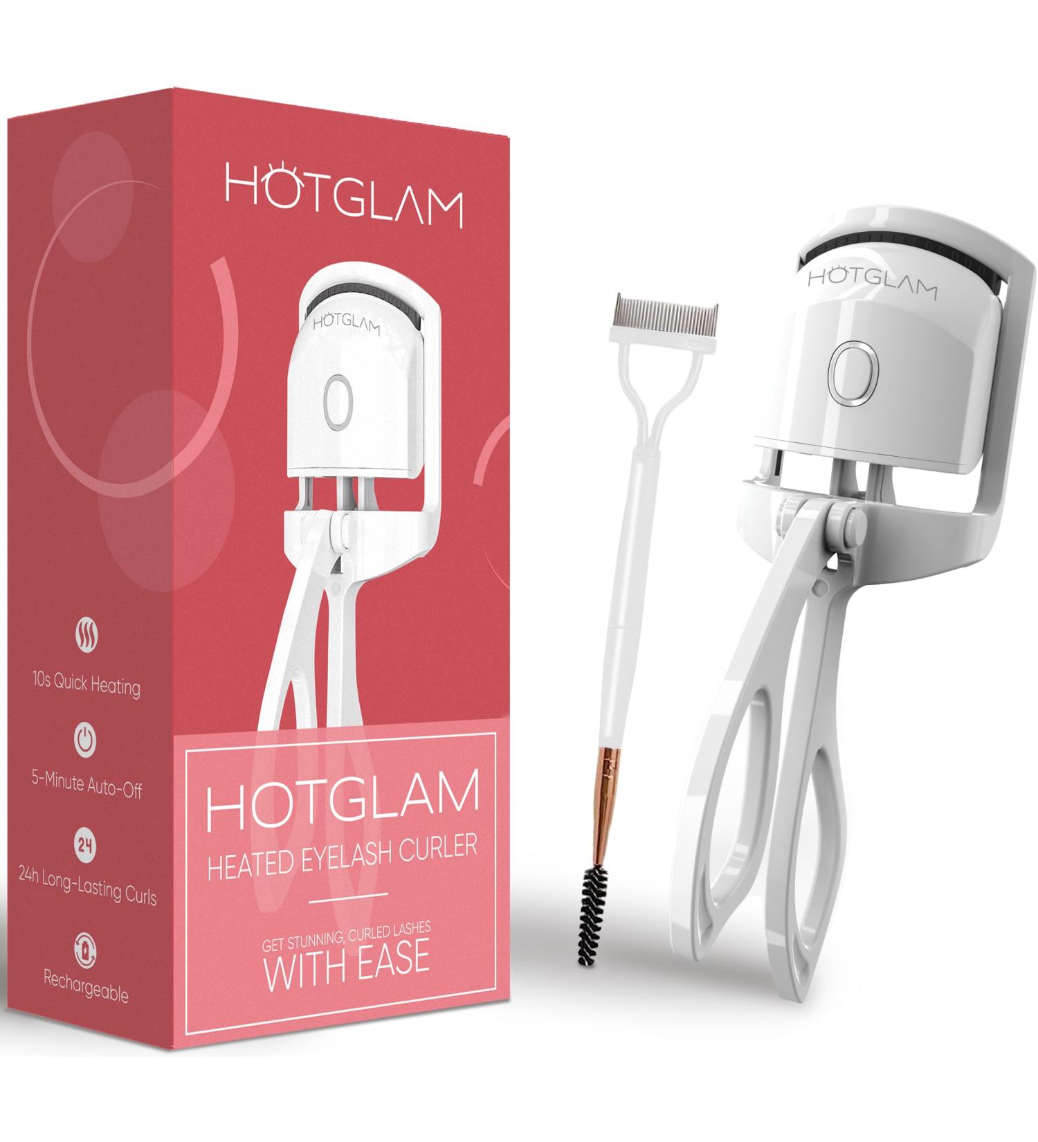 Electric Heated Eyelash Curler | Rechargeable Lash Curler for Long Lasting Results | Two Heating Modes for Effortless Beauty - Buy Online on GoSupps.com