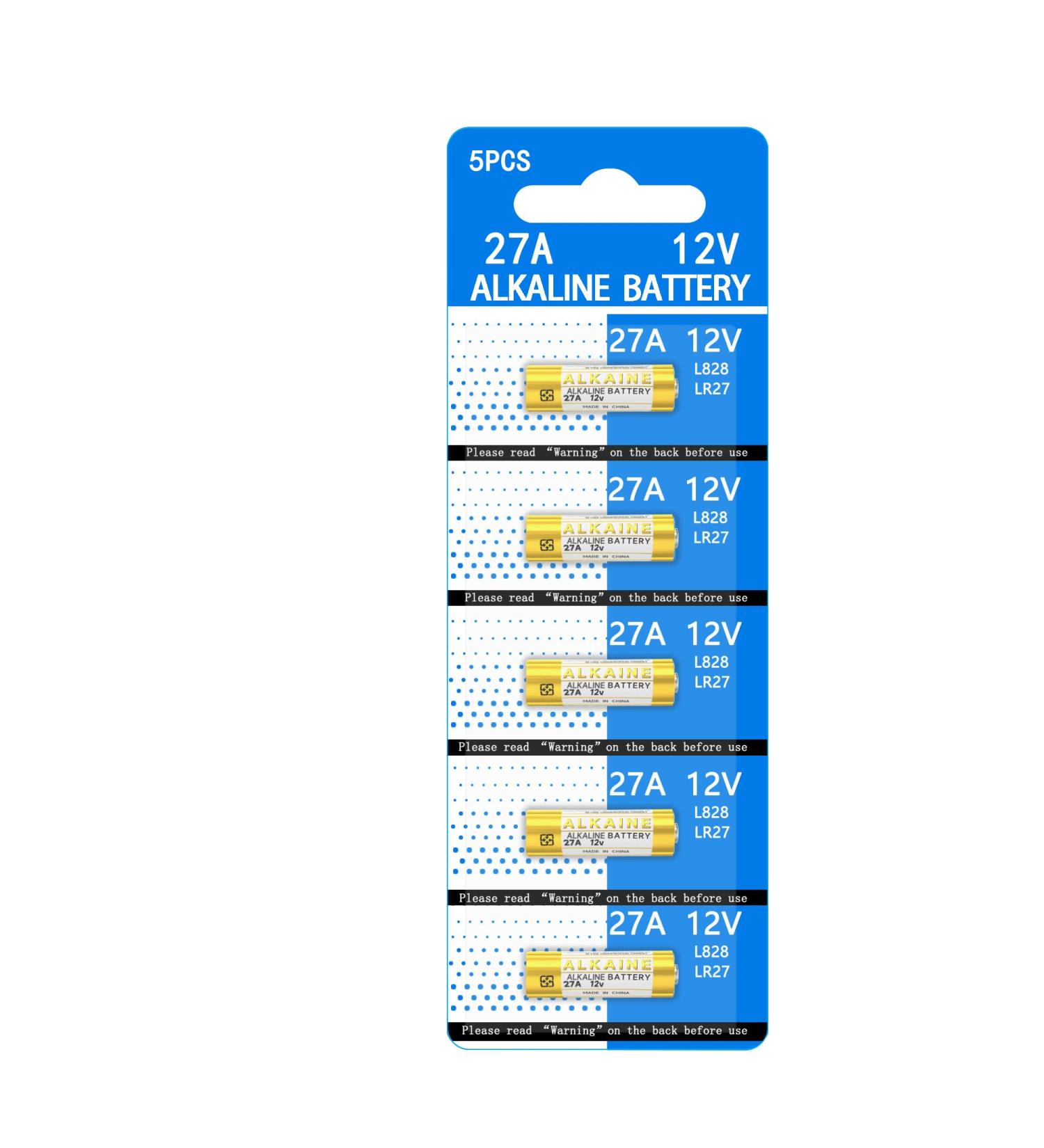 A27 Battery - Long-Lasting 12V Alkaline Batteries (5 Pack) for Doorbells & Remotes - Buy Internationally - Buy Online on GoSupps.com