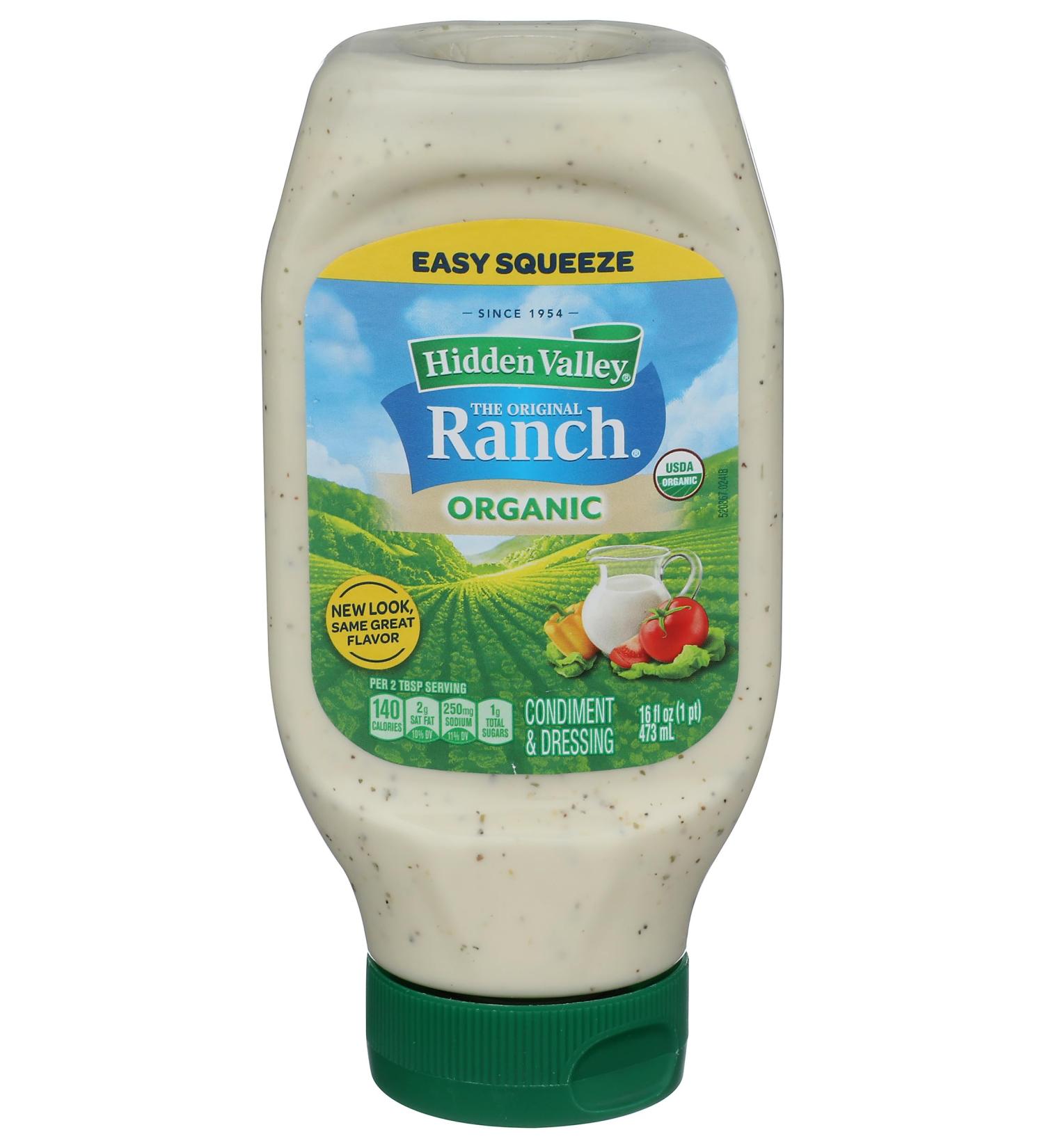 Hidden Valley The Original Ranch Dressing Organic 16 Ounce - Buy Online on GoSupps.com