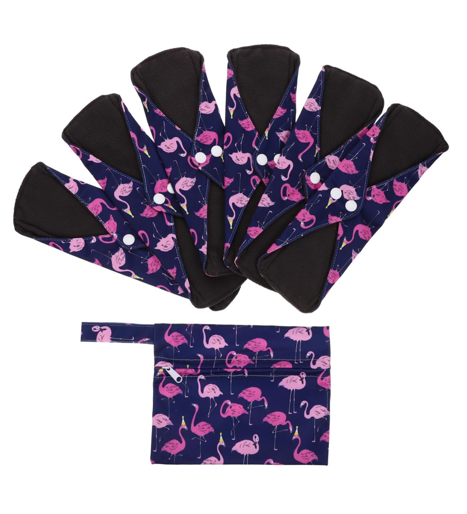 CliSpeed Women's Reusable Bamboo Carbon Fabric Pads - Eco-Friendly Menstrual Pads for Bachelor Parties & Everyday Use - Buy Online on GoSupps.com