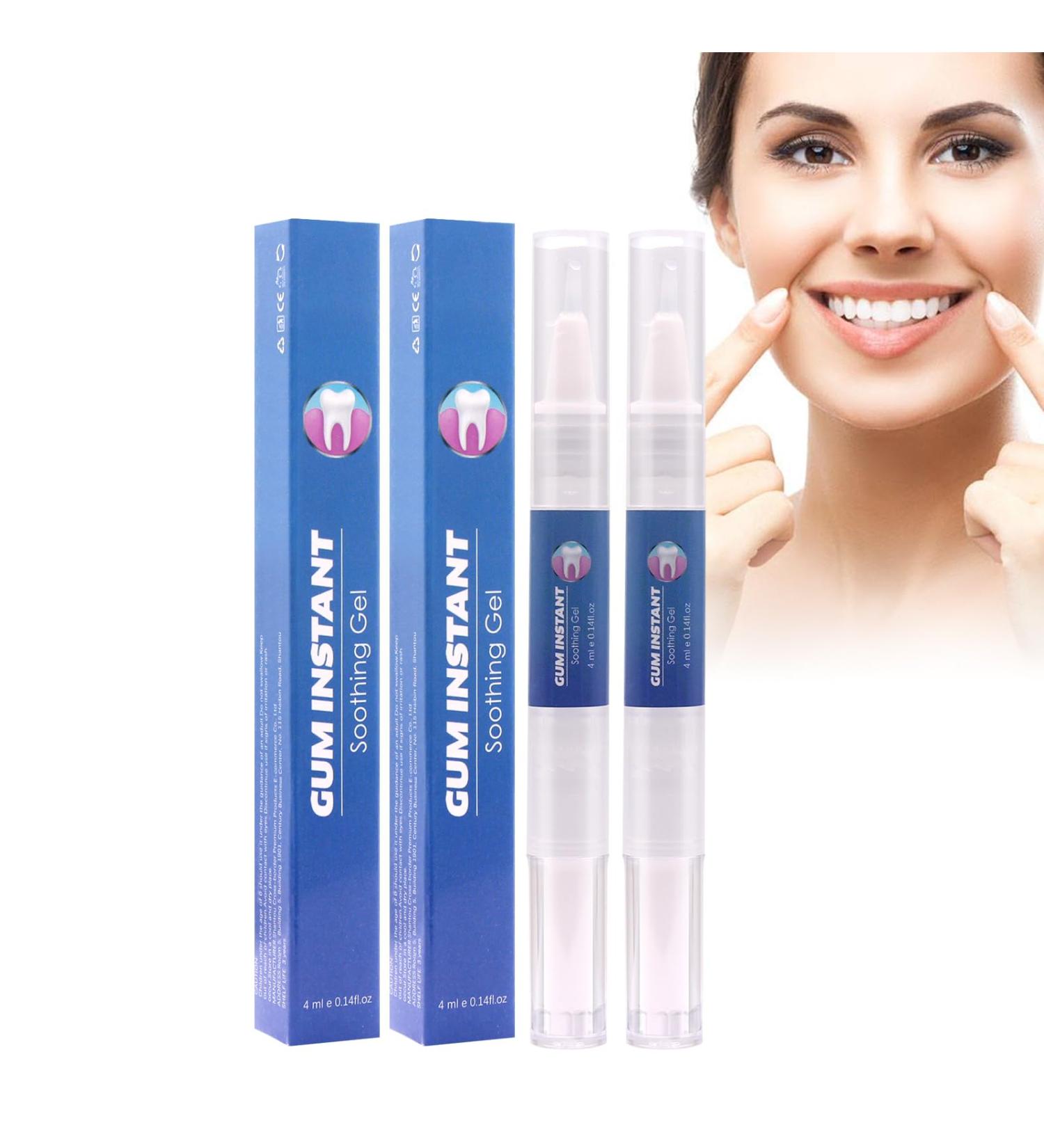 Fengyang 2PCs Gum Gel - Instant Gum Therapy & Restoration Gel for Healthy Gums | International Shipping Available - Buy Online on GoSupps.com