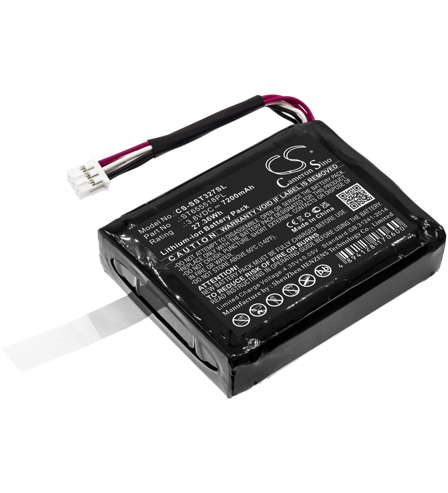 3.8V High-Performance Replacement Battery for Senter ST327 ST103 - 7200mAh Capacity International Shipping - Buy Online on GoSupps.com