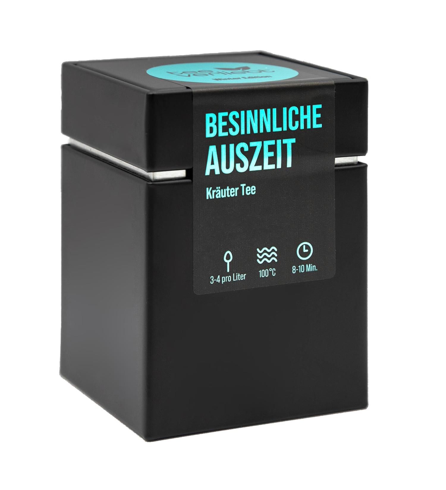Teeverliebt Winter Edition Contemplative Time Out Gift Box Herbal Tea 70 g Loose Herbal Tea Delicious Tea Mix Ideal as a Gift for Christmas - Buy Online on GoSupps.com