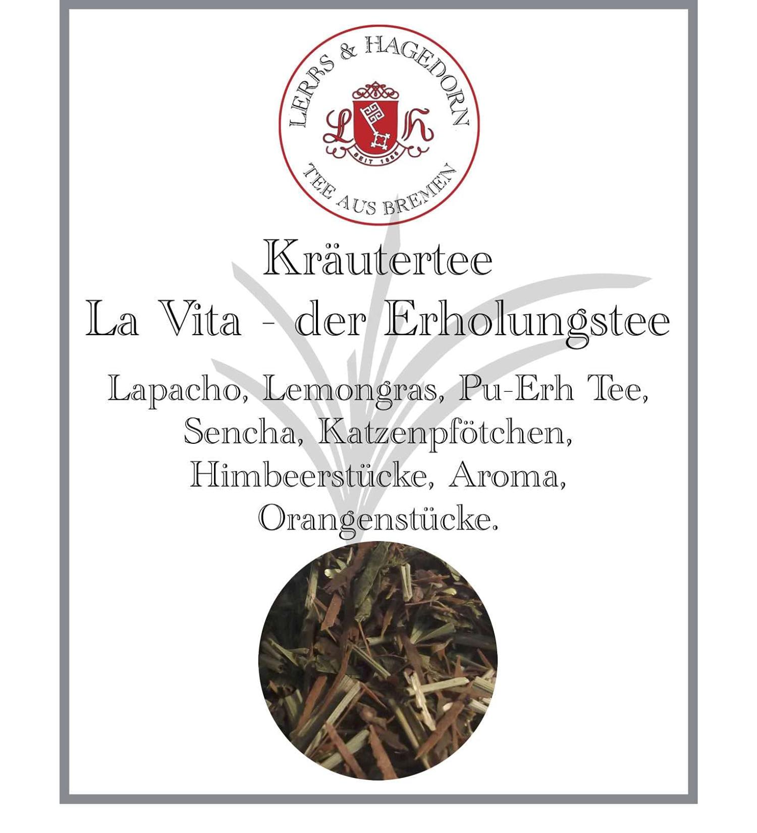 Lerbs & Hagedorn Vita Revitalizing Tea 1.5 kg