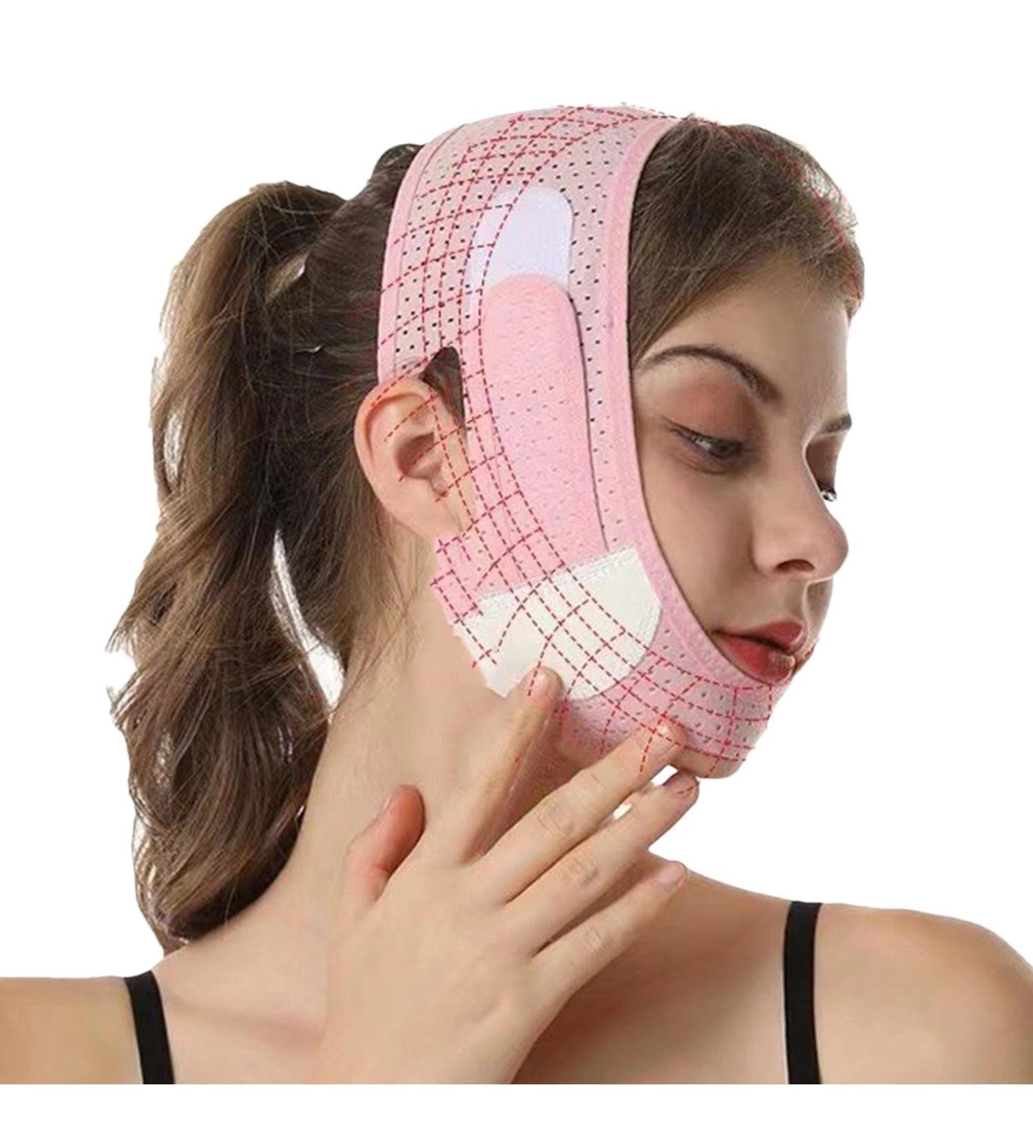 Eventerde Face Slimming Strap | V Lines Lifting Belt Double Chin Reducer Face Lifting Belt Chin Strap V Lines Lifting Belt Reusable Double Chin Reducer Eliminator For Women Men - Buy Online on GoSupps.com