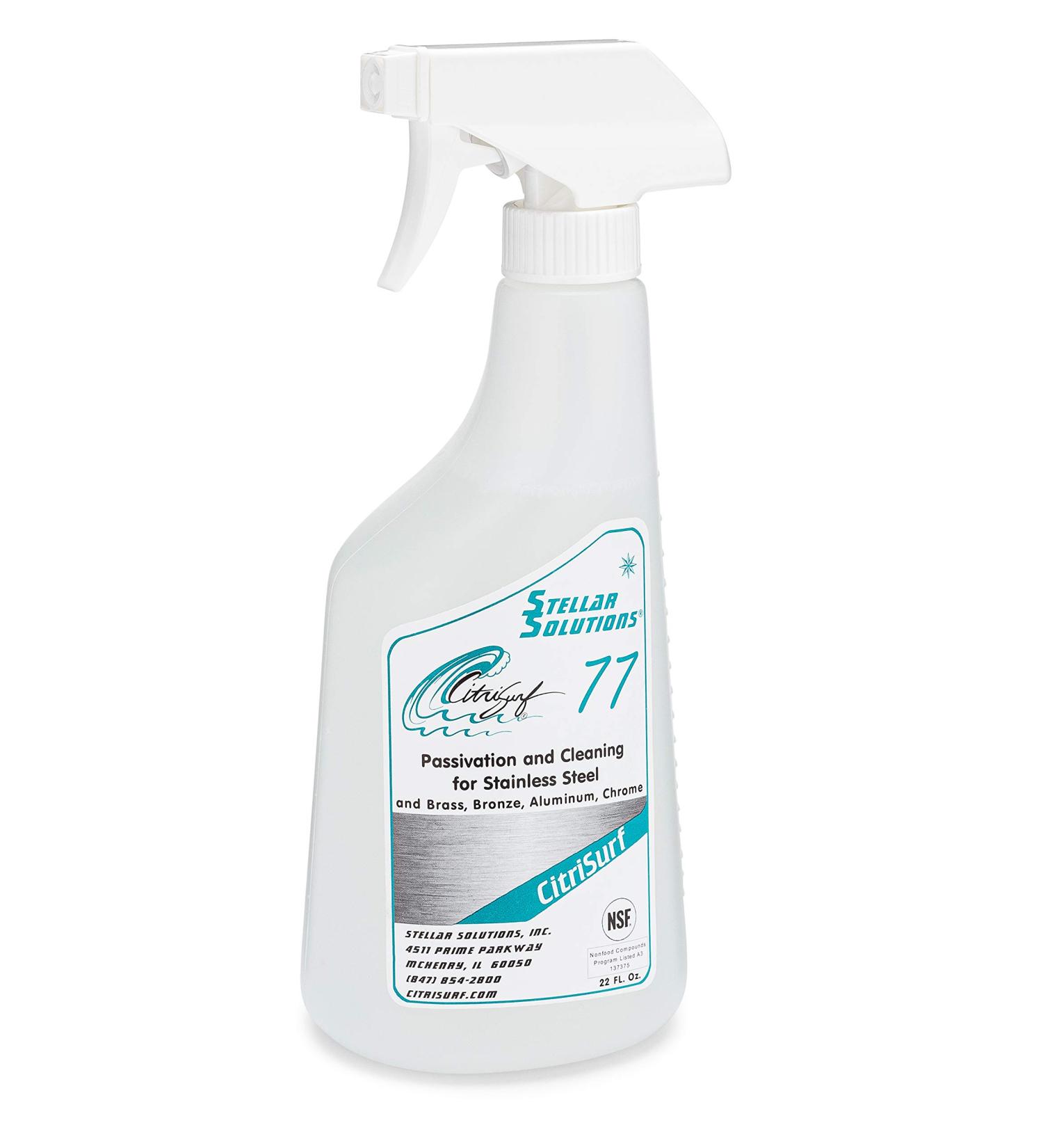 Commercial Grade CitriSurf 77 Stainless Steel Passivation Cleaner - 22 Fl Oz - Buy Online on GoSupps.com
