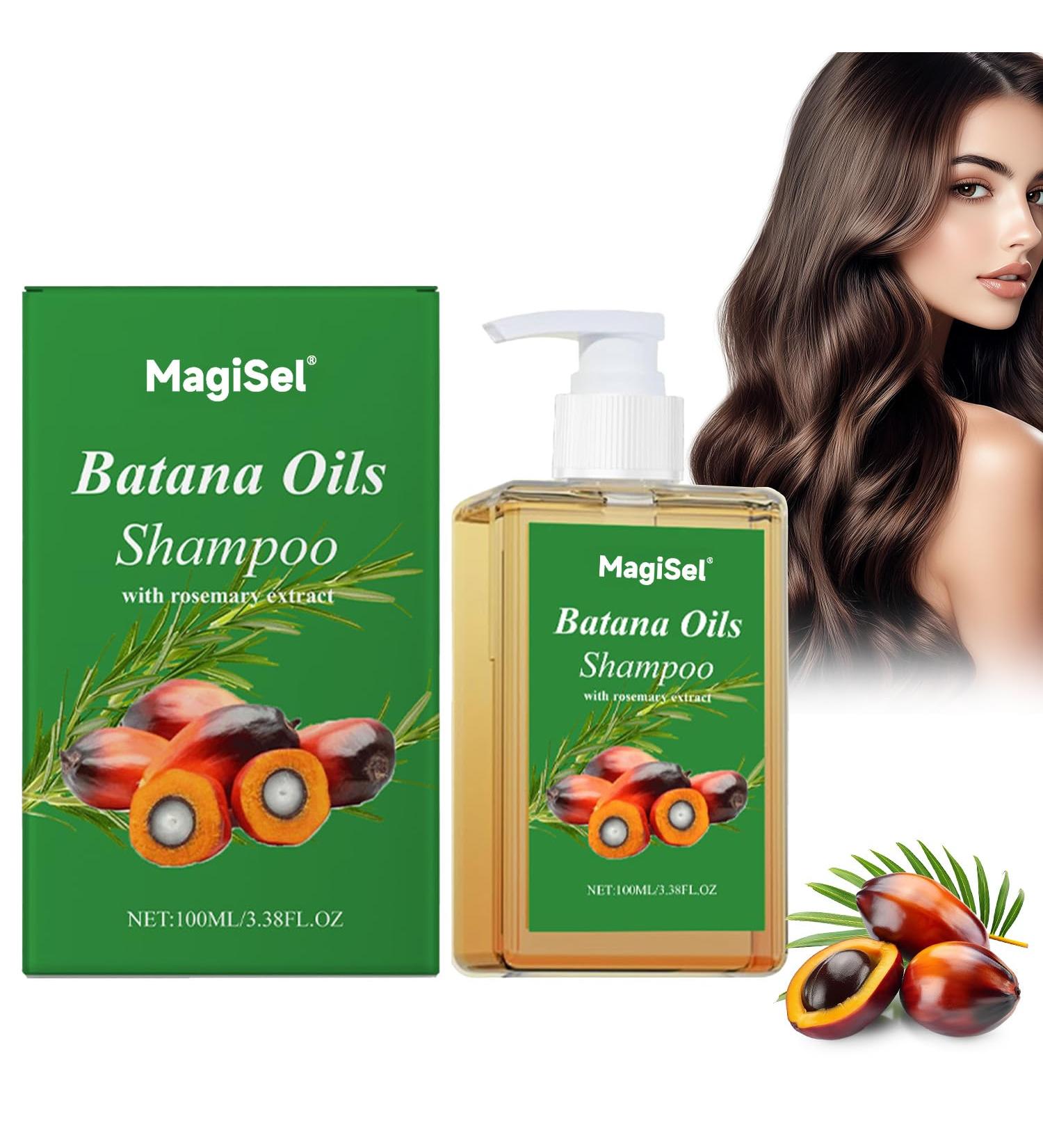  MagiSel Batana Oil Hair Growth Shampoo 100ml strengthening and regrowth formula for men and women with thinning hair or hair loss enriched with rosemary to nourish the - Buy Online on GoSupps.com