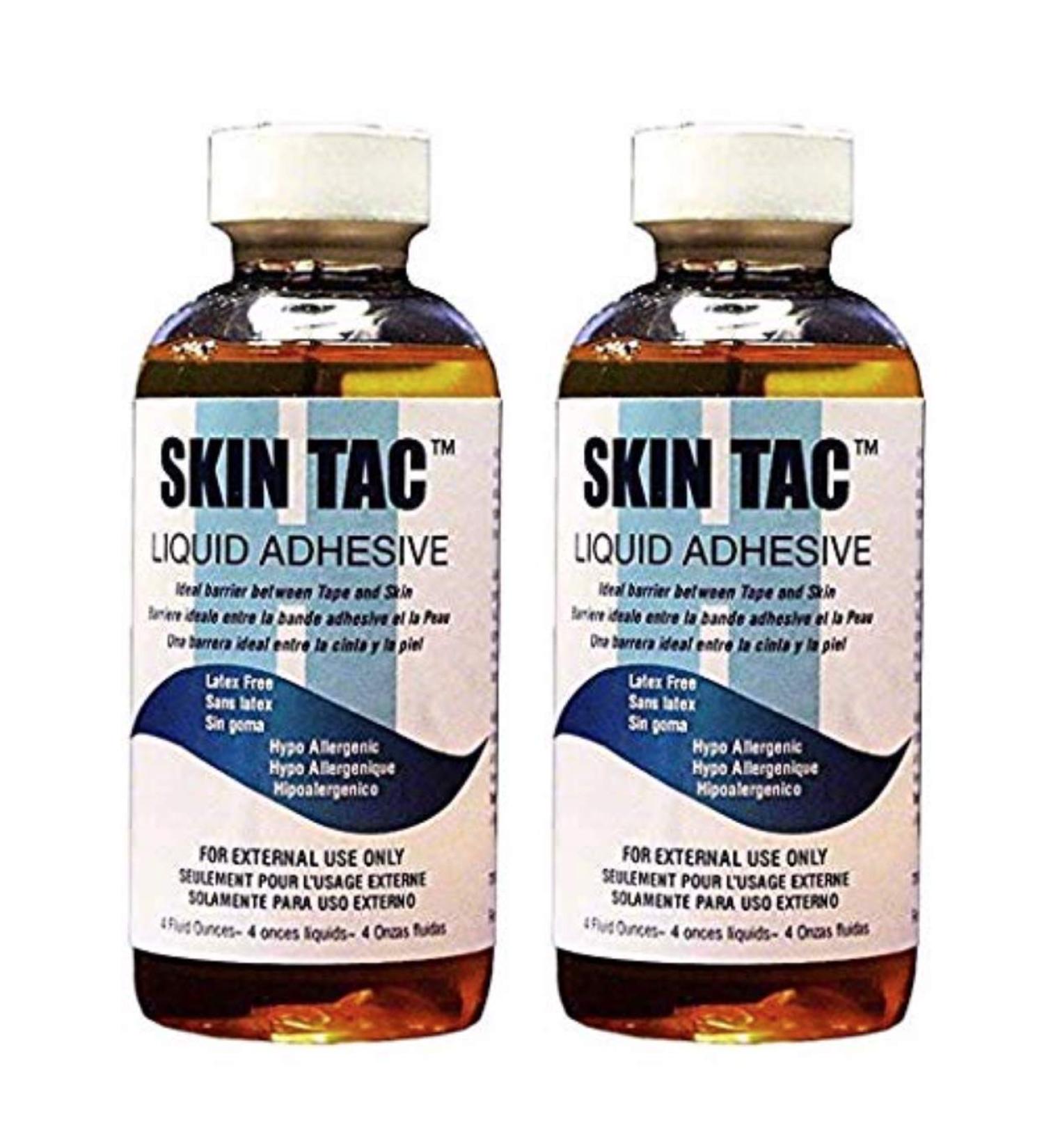 Torbot Group Inc Skin Tac Liquid Adhesive Barrier 4Oz Clear Hypoallergenic Latex-Free (Bottle of 4 Ounces) (2)