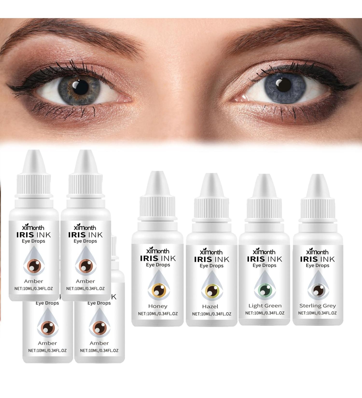 Irisink Eye Drops Irisink Color Changing Eye Drops Irisink Pro Eye Drops Change Eye Color Lighten and Brighten Your Eye Color (8Pcs BBBABCED) 8Pcs Bbbabced - Buy Online on GoSupps.com
