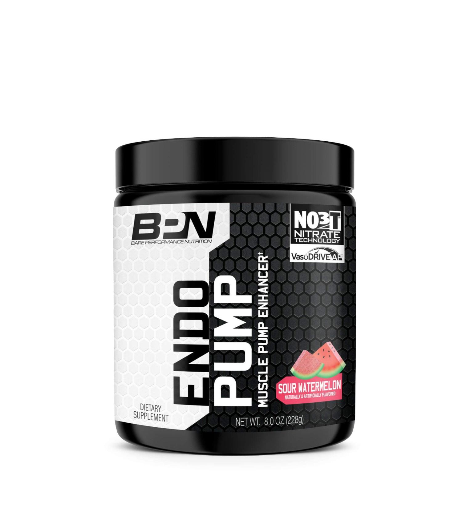 Endo Pump Muscle Pump Enhancer | L-Citrulline, NO3-T, Betaine Nitrate | 30 Servings Sour Watermelon - Buy Online on GoSupps.com