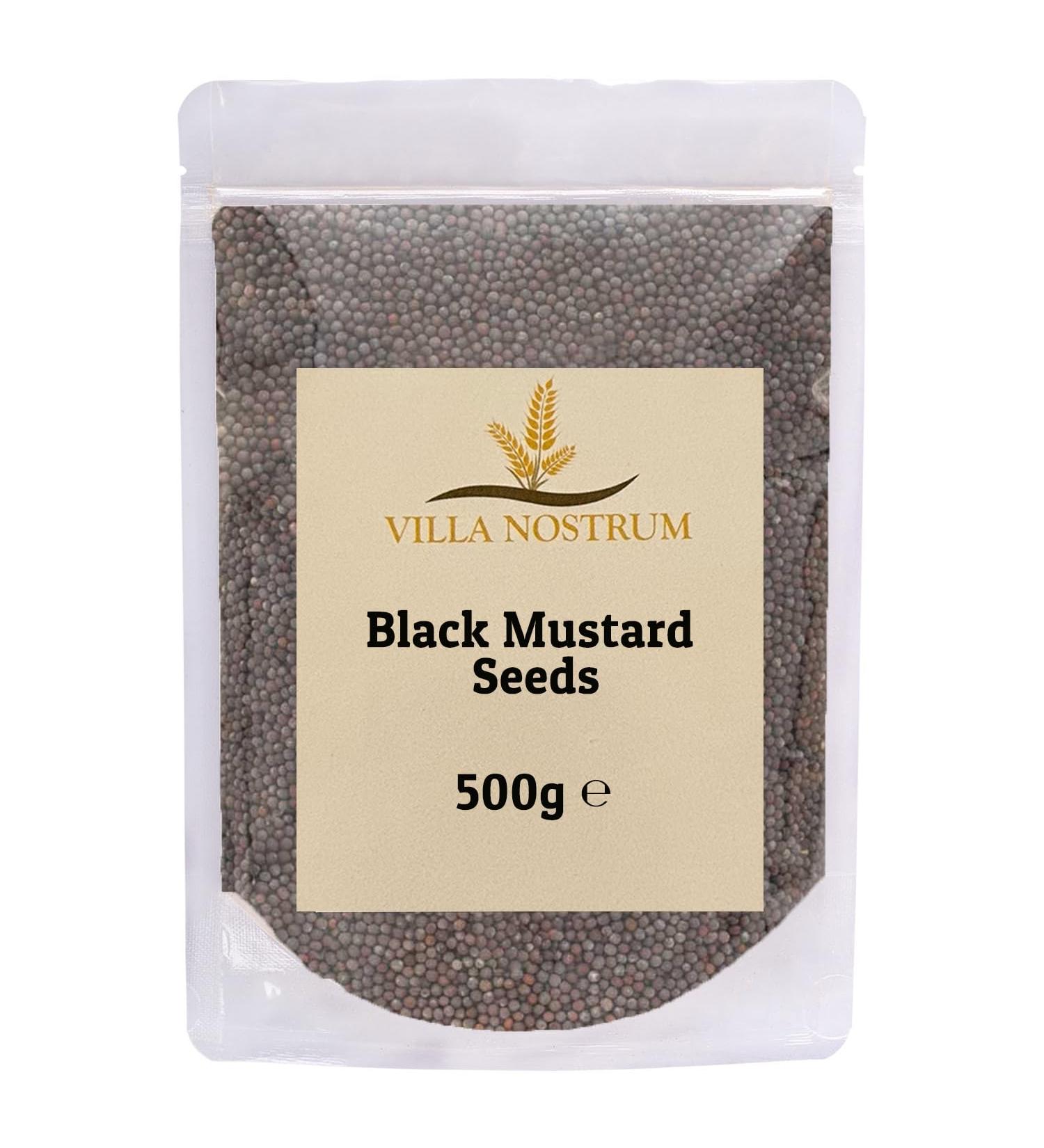 Black Mustard Seeds 500g by Villa Nostrum