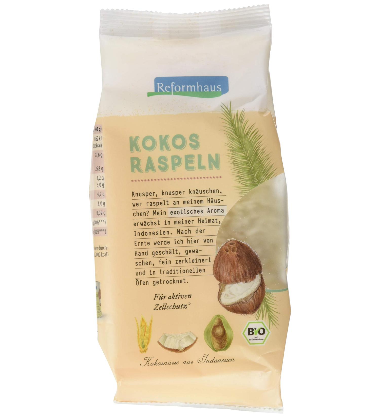 Organic Coconut Flakes - Reformhaus 250g | Premium Quality International Shipping - Buy Online on GoSupps.com