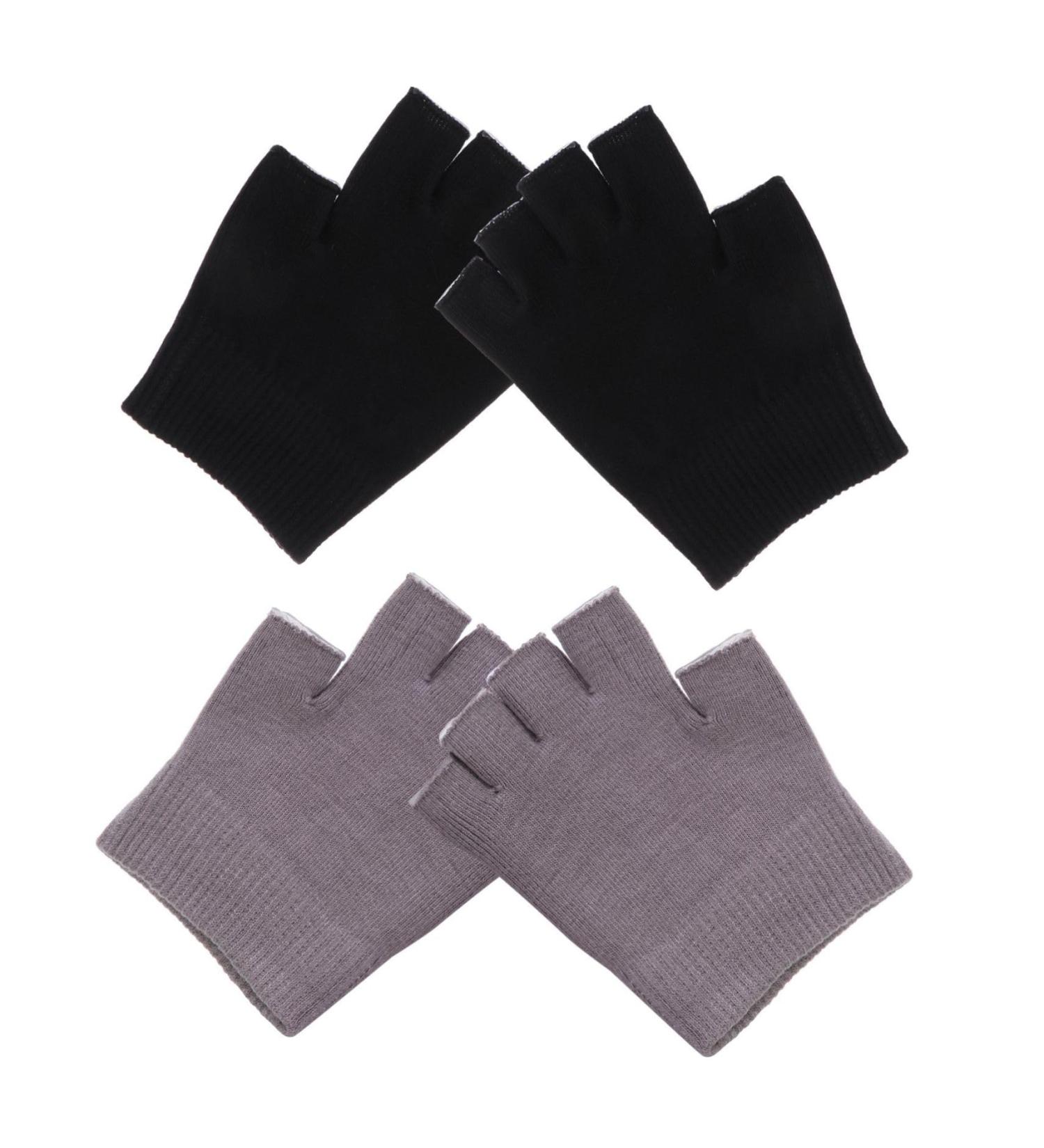Ipetboom 2 Pairs Half Finger Moisturizing Gloves Cosmetic Gloves Fingerless Gel Gloves Knit Mittens Womens Winter Gloves Dry Hand Gloves Spa Miss Touch Screen Plant Essential Oil - Buy Online on GoSupps.com
