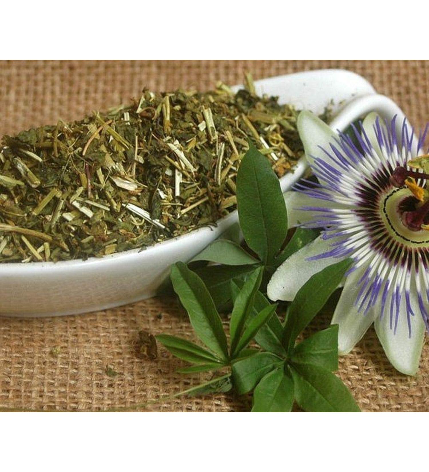 Krauterino24 Krauterino24 - Cut Passion Plant - Passion Flower Tea (100 g)