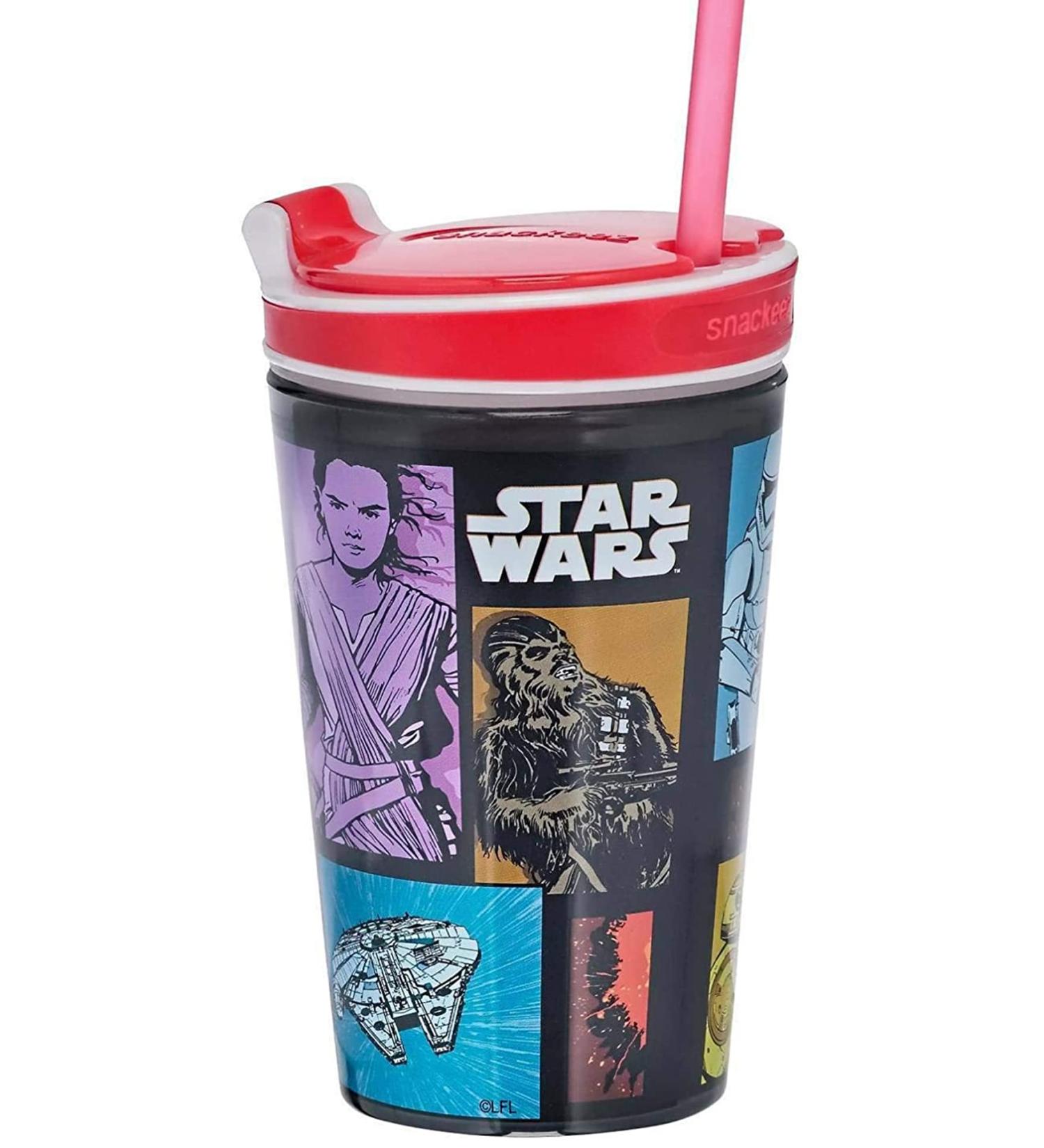Snackeez Jr 2-in-1 Snack & Drink Cup Star Wars 7 Movie Edition 2PK | Assorted Colors - Buy Online on GoSupps.com
