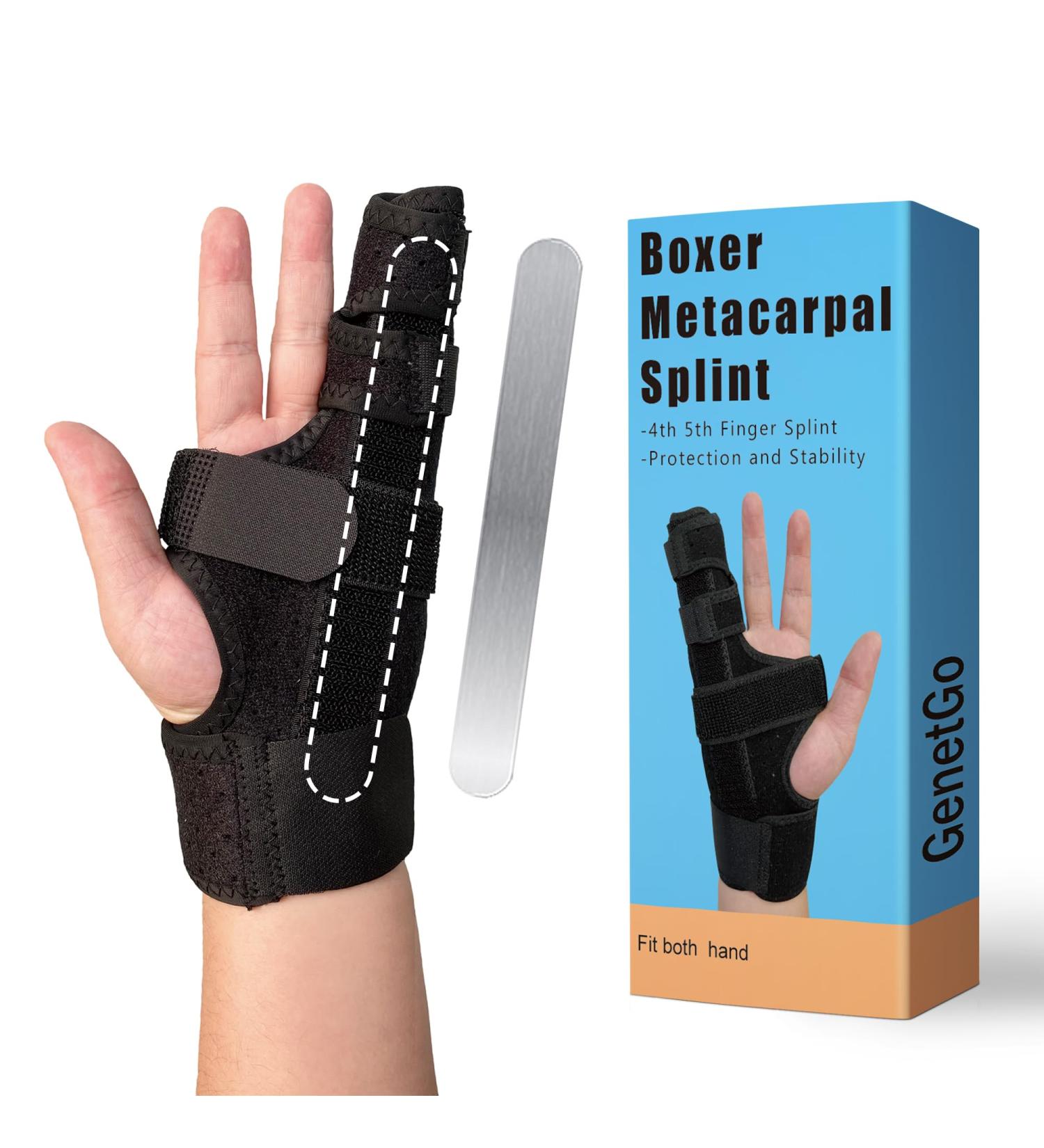 Buy Boxer Break Metacarpal Splint Brace - Support for 4th/5th Finger (Large/X-Large) | International Shipping Available - Buy Online on GoSupps.com