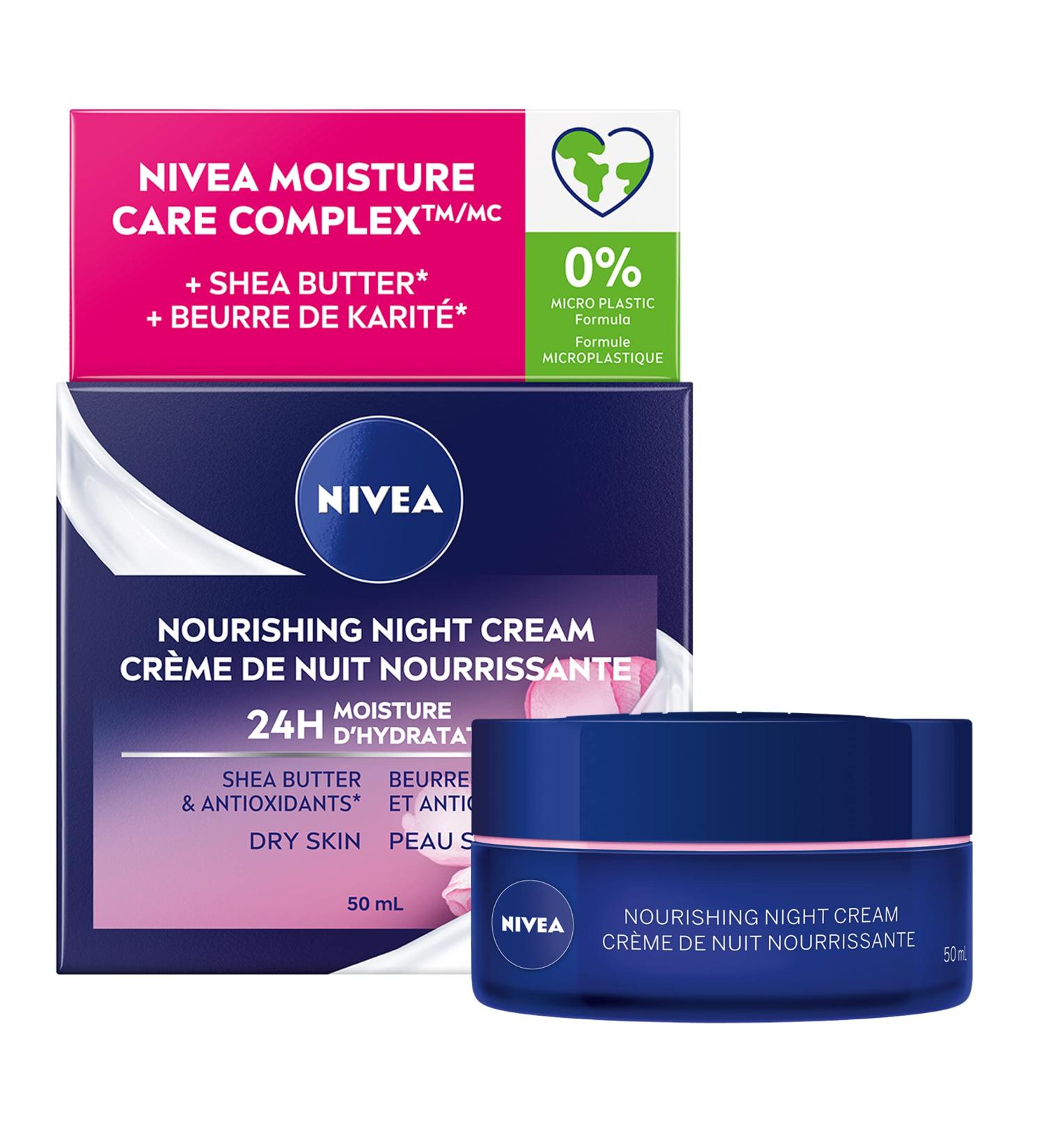 Nivea Visage Rich Regenerating Night Care 1.7 Oz - Intensive Moisturizer for All Skin Types Hydrating Night Cream International Shipping Available - Buy Online on GoSupps.com