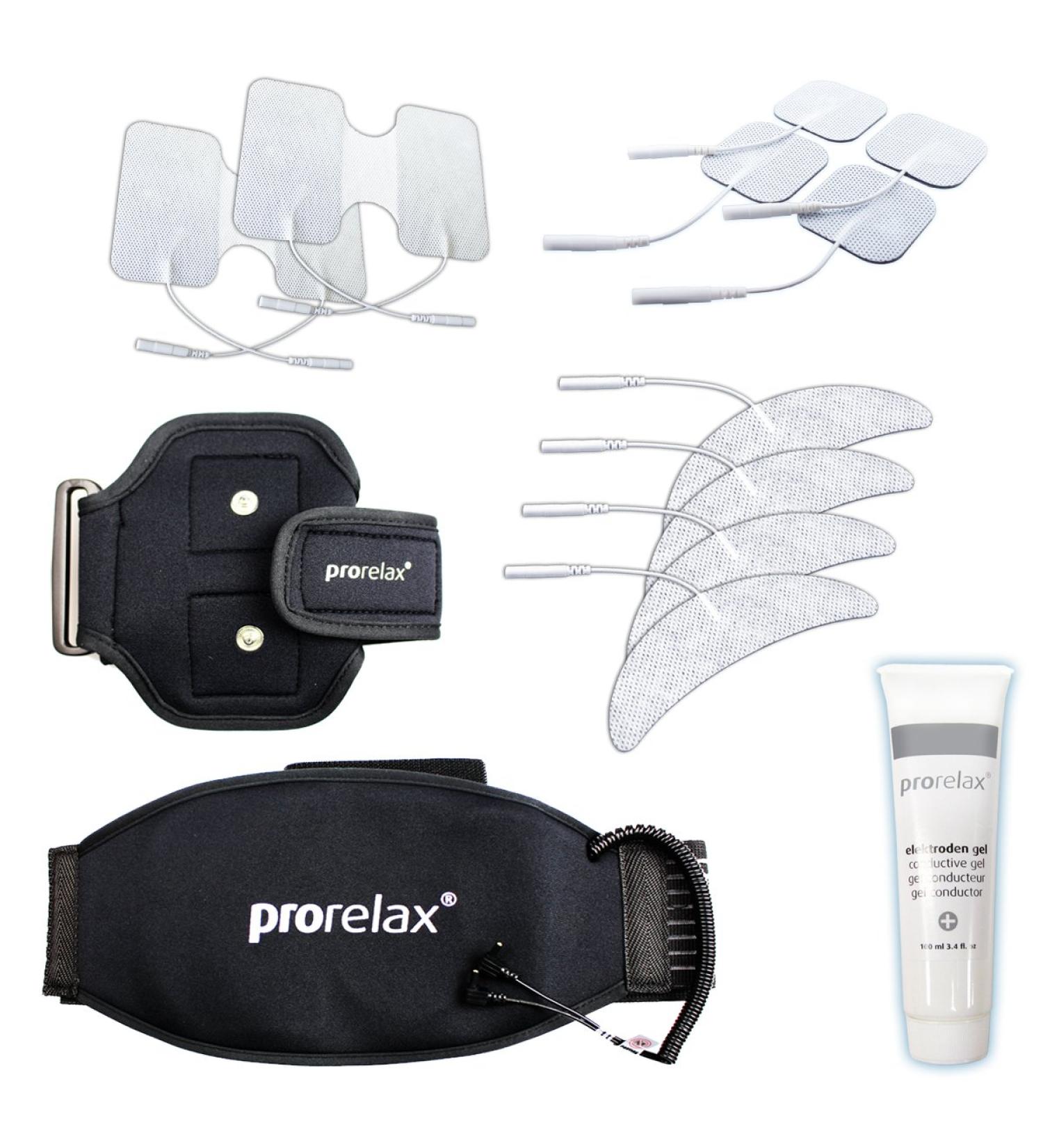 prorelax - Comprehensive accessory set for TENS and EMS devices Single