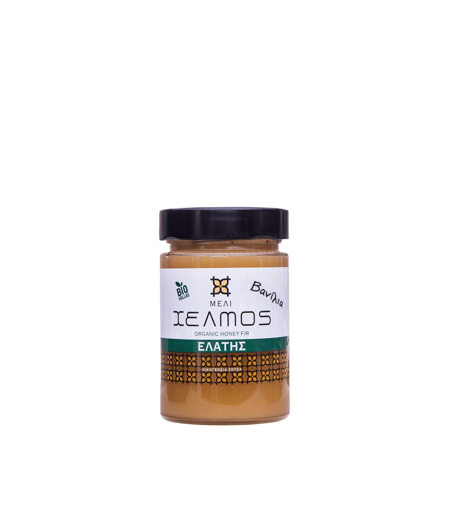 Helmos Organic Greek Black Pine Honey 450 g