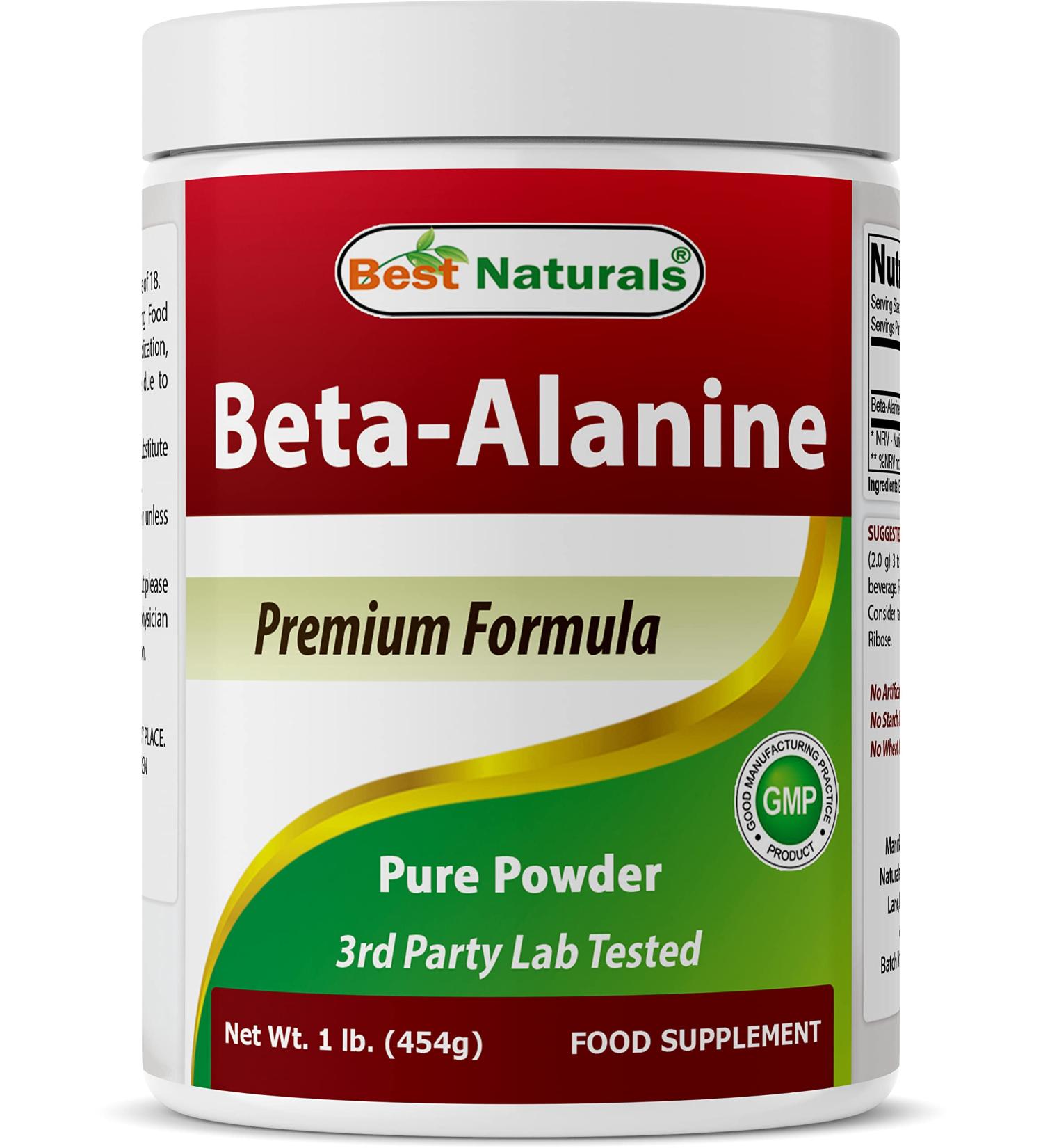 Best Naturals Beta Alanine Pure Powder 1 Pound (1 LB (Pack of 1)) 1 Pound (Pack of 1) - Buy Online on GoSupps.com