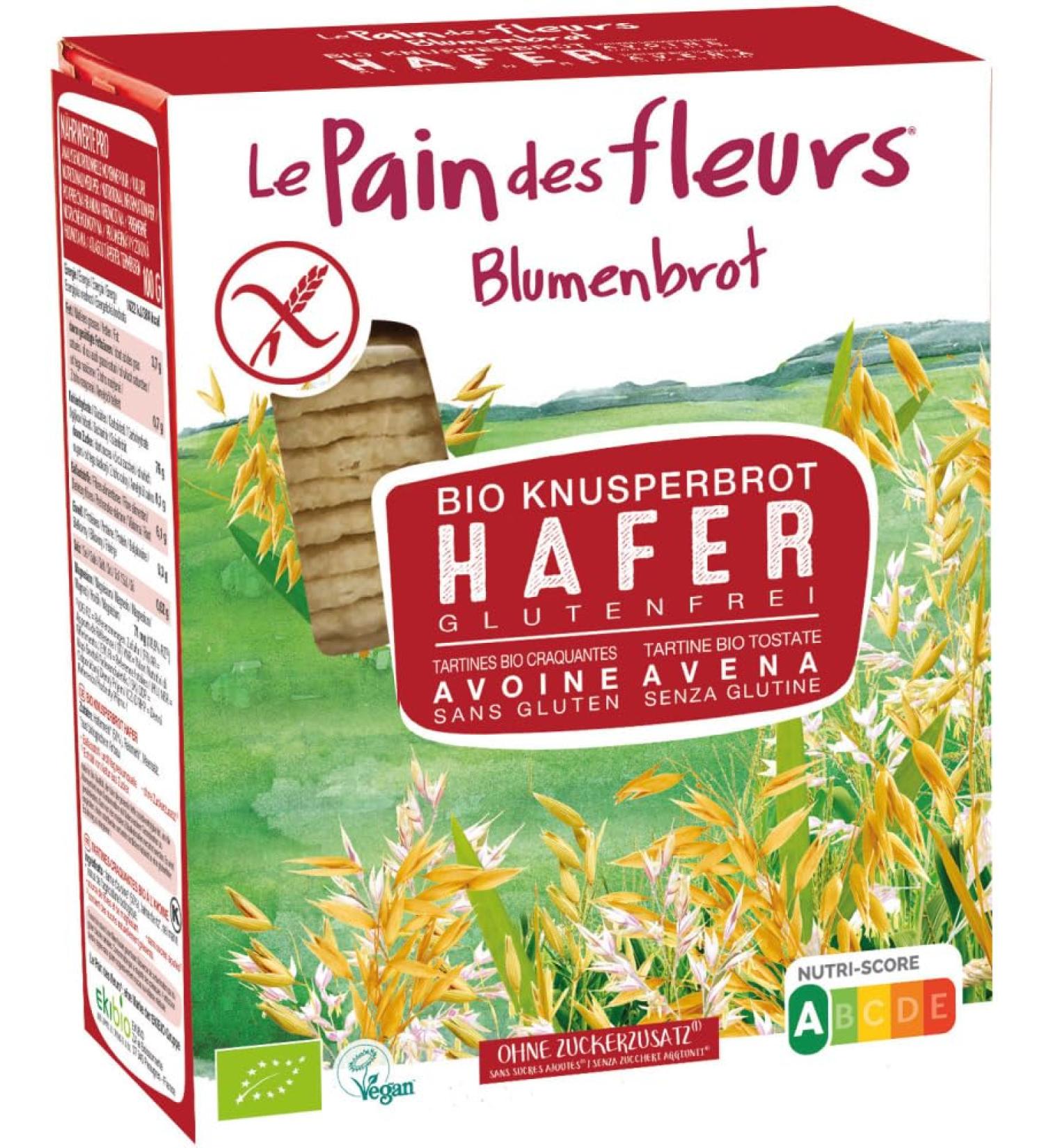 Blumenbrot Blumenbrot Organic Oatmeal Crispy Bread (2 x 150g)