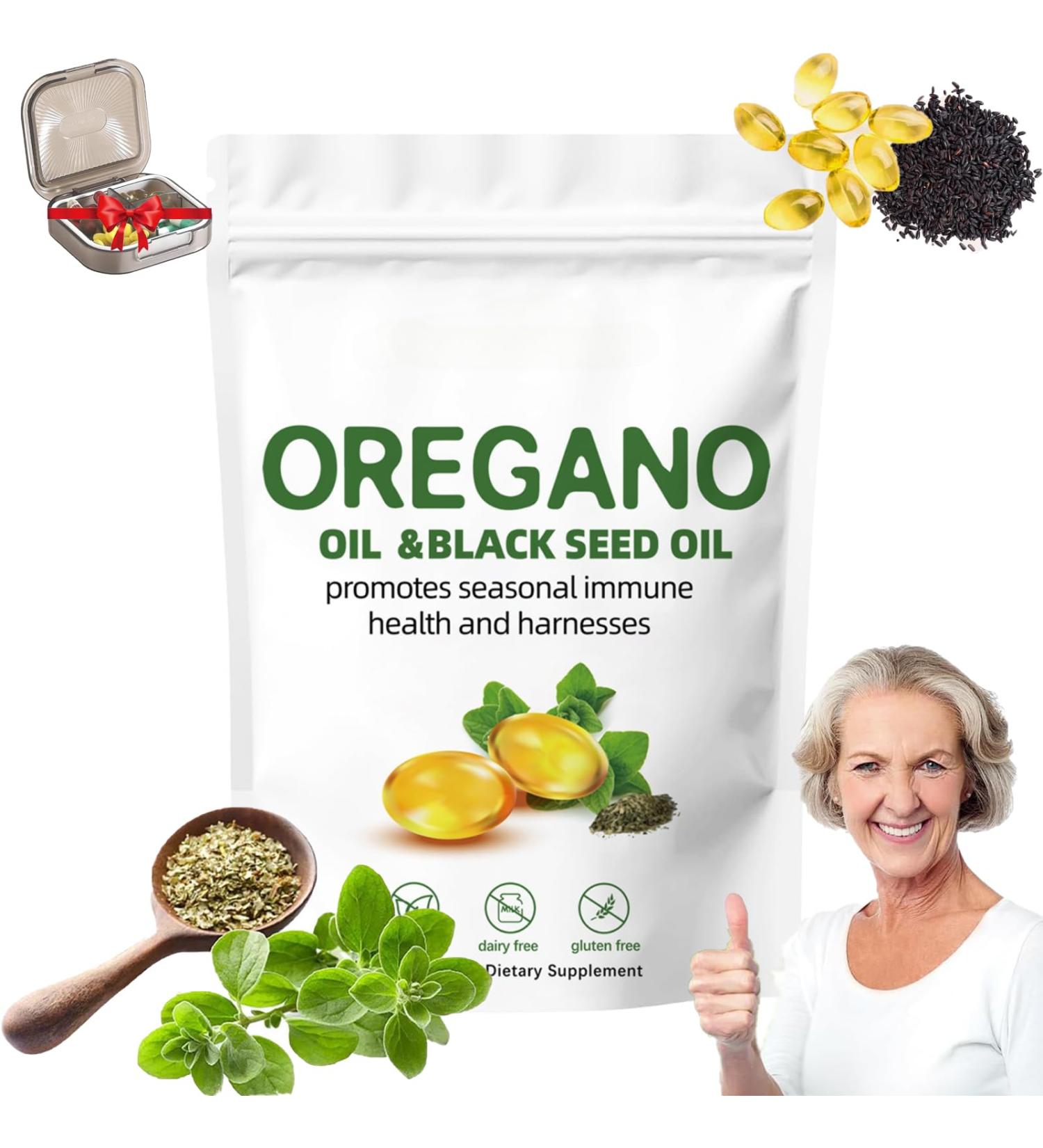 Noriva Oil Of Oregano Noriva Aceite De Oregano Noriva Oregano Oil Capsules Organic Noriva Oil Of Oregano With Black Seed Oil Oil Of Oregano Organic Oil Of Oregano Pills - Buy Online on GoSupps.com
