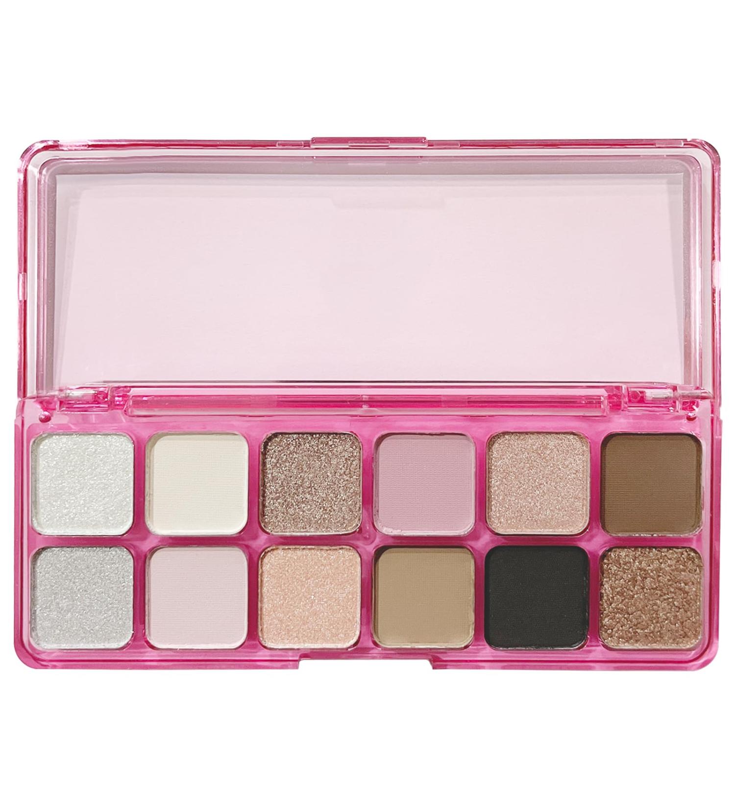 12-Color Matte Nude Eyeshadow Palette | High Pigment Ultra-Blendable Long-Lasting Neutral Makeup for Mature Skin | International Shipping - Buy Online on GoSupps.com