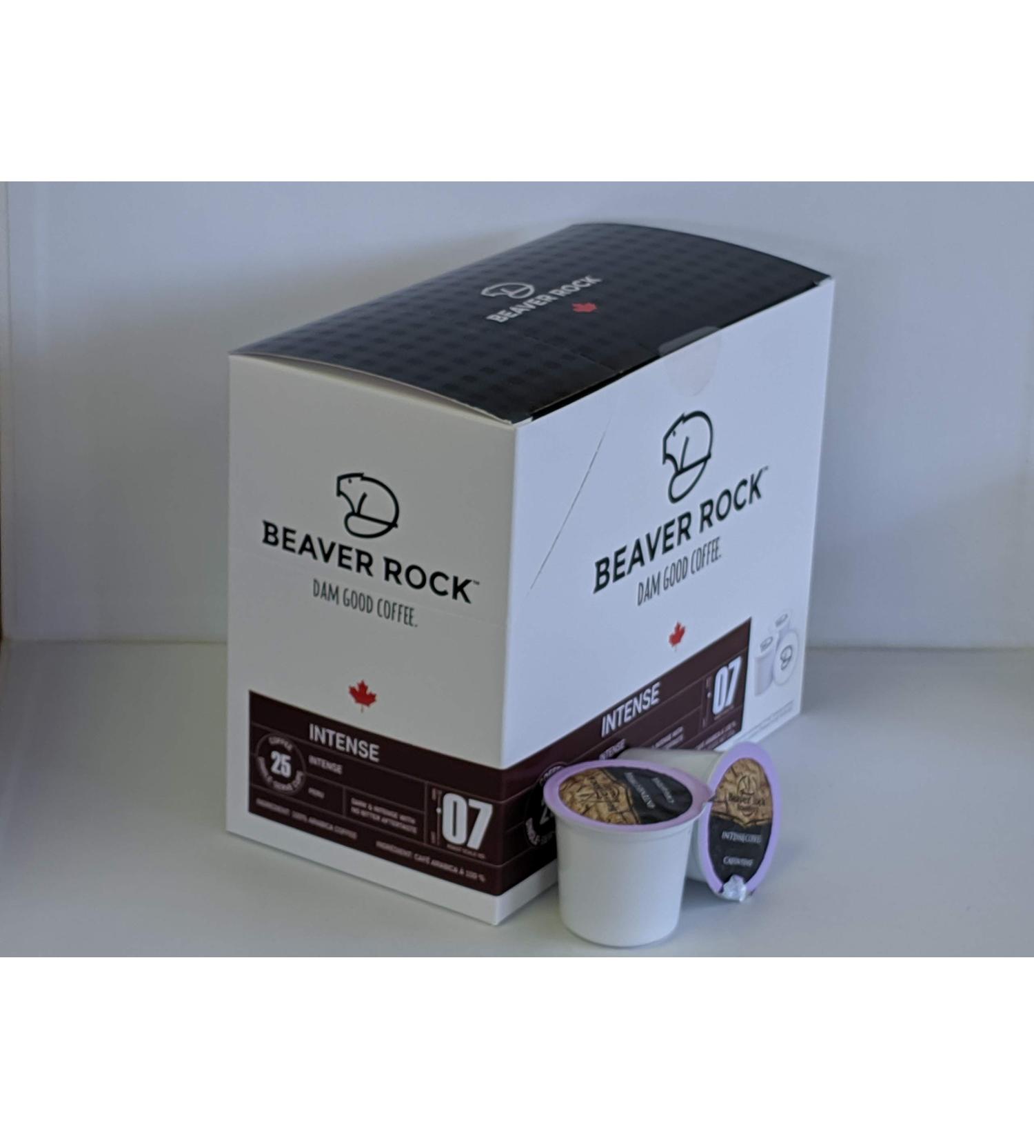 Beaver Rock Intense Coffee Capsule Compatible with Keurig K-Cup Brewers 27-Count