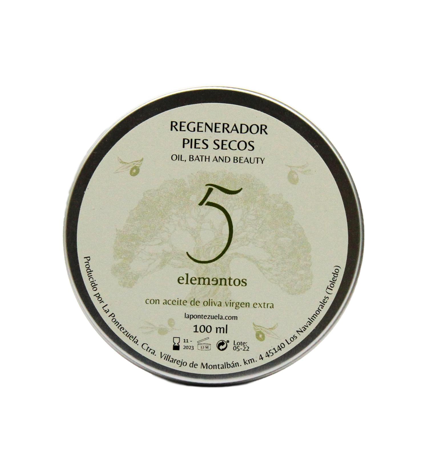 Finca La Pontezuela 5 Elements - Olive Oil Foot Cream for Cracked and Dry Feet Intensive and Immediate Nutrition Eco-Friendly Ingredients - Buy Online on GoSupps.com