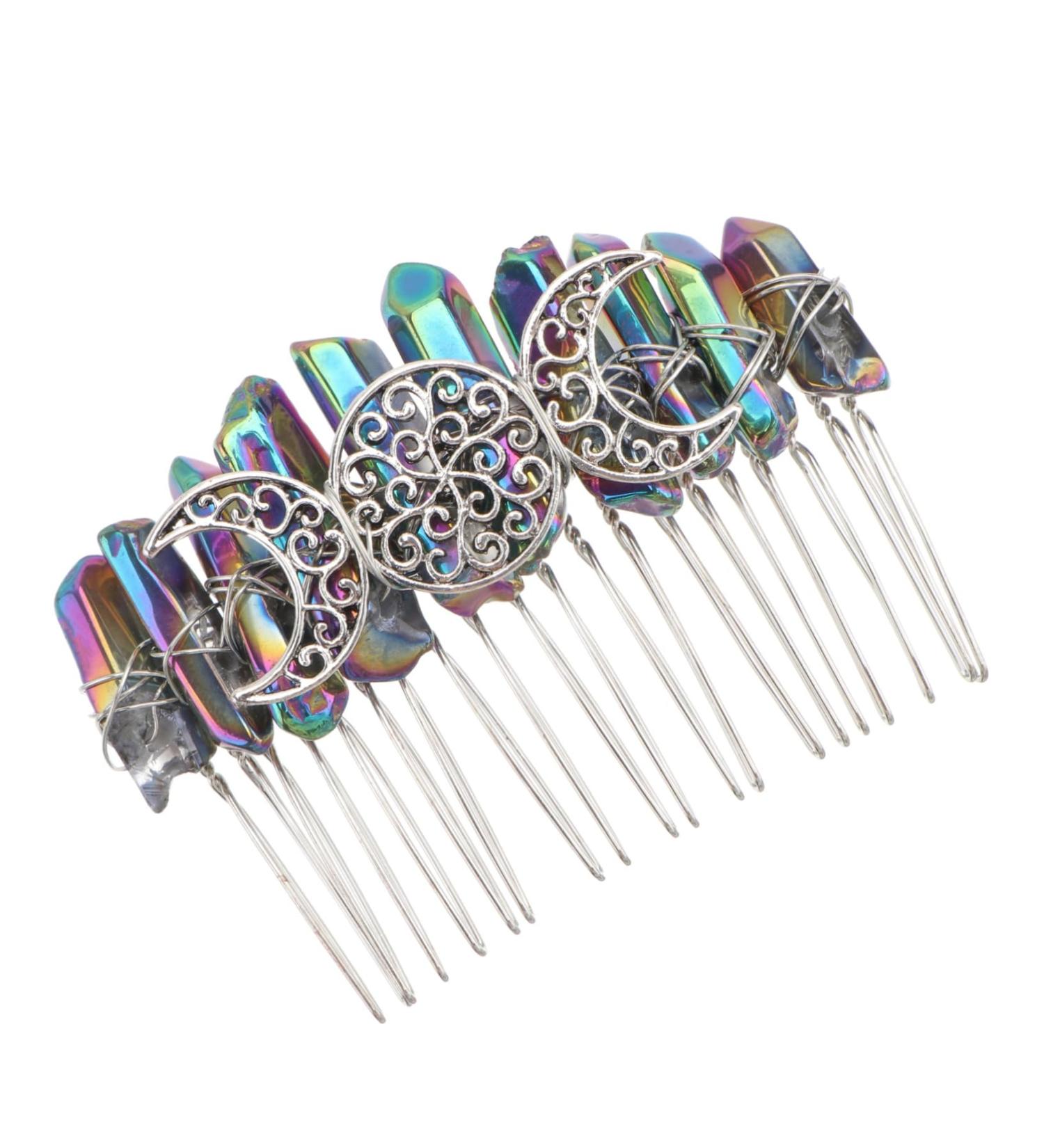 Ipetboom 1pc Niang Silver 20-tooth Hair Comb Wire Bridal Veil Comb Hair Decorations for Women Exquisite Headwear Pearl Hair Accessories Combs Tuck Comb Copper Wire Bride Silver Wire Natural - Buy Online on GoSupps.com