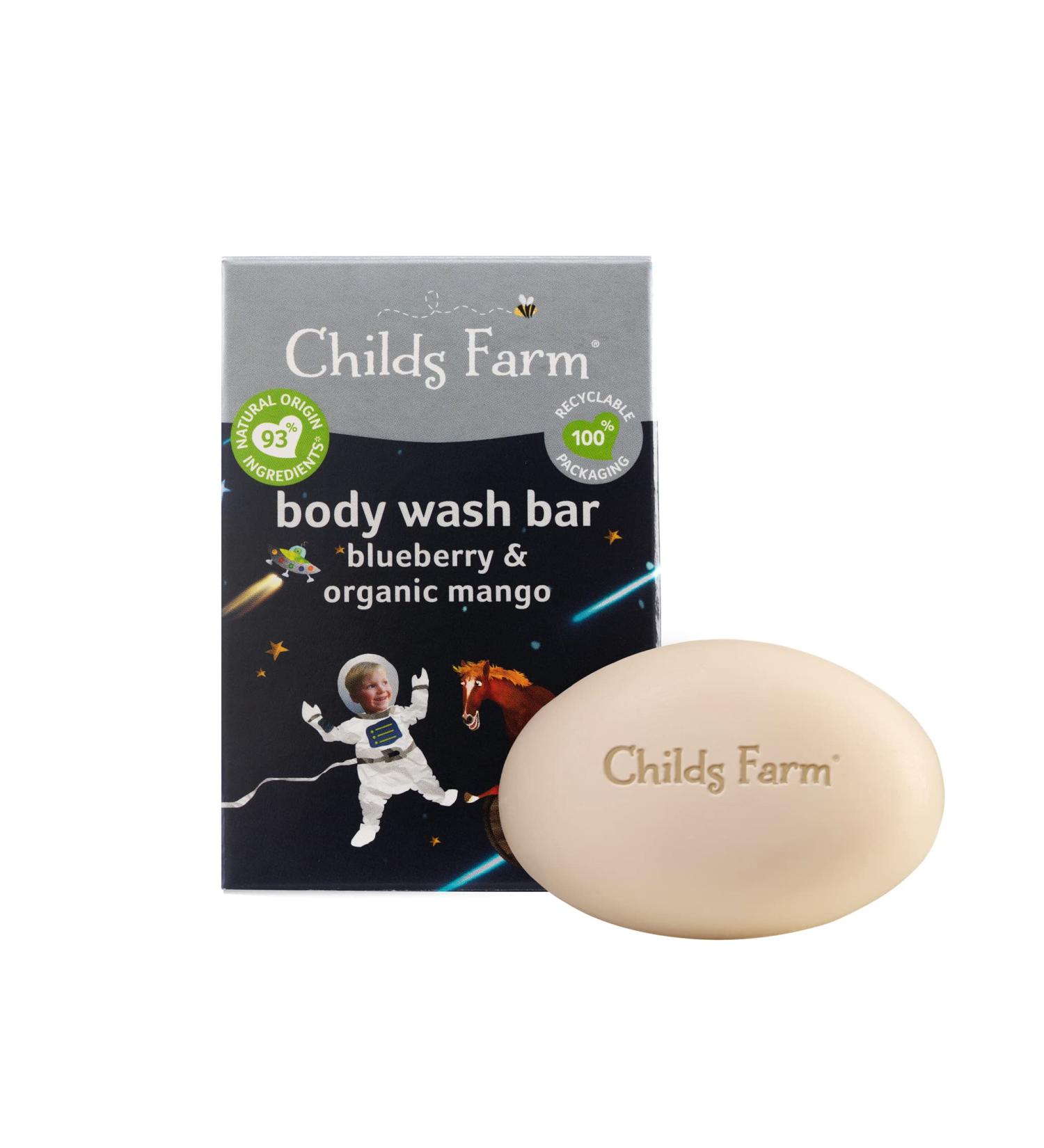 Childs Farm Kids Body Wash Bar 60g - Blueberry & Organic Mango - Buy Online on GoSupps.com
