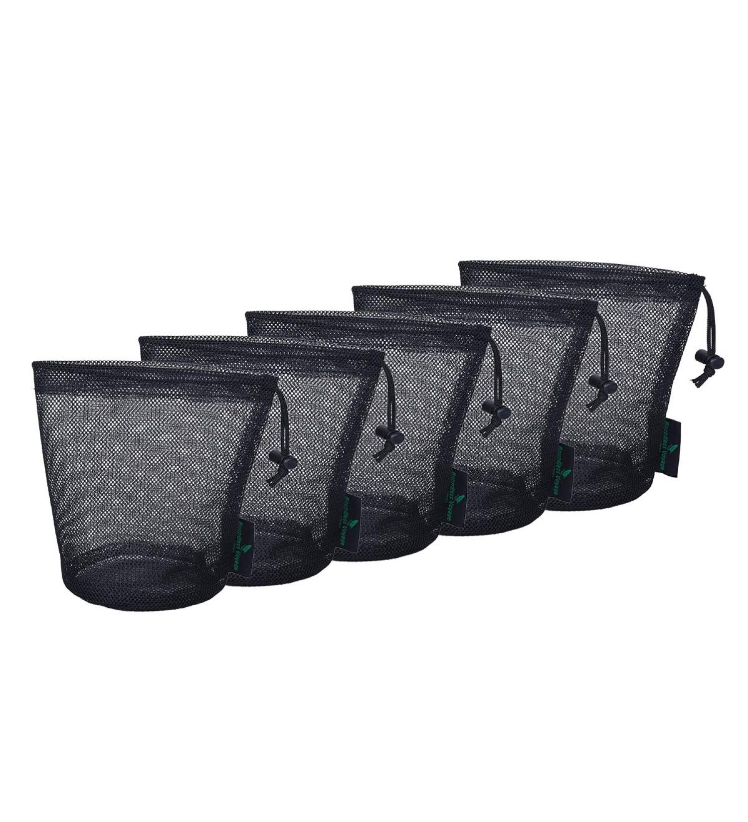 iBasingo 5pcs Nylon Mesh Stuff Sack Set for Golf Balls and Outdoor Gear - S-BVP01 - Buy Online on GoSupps.com