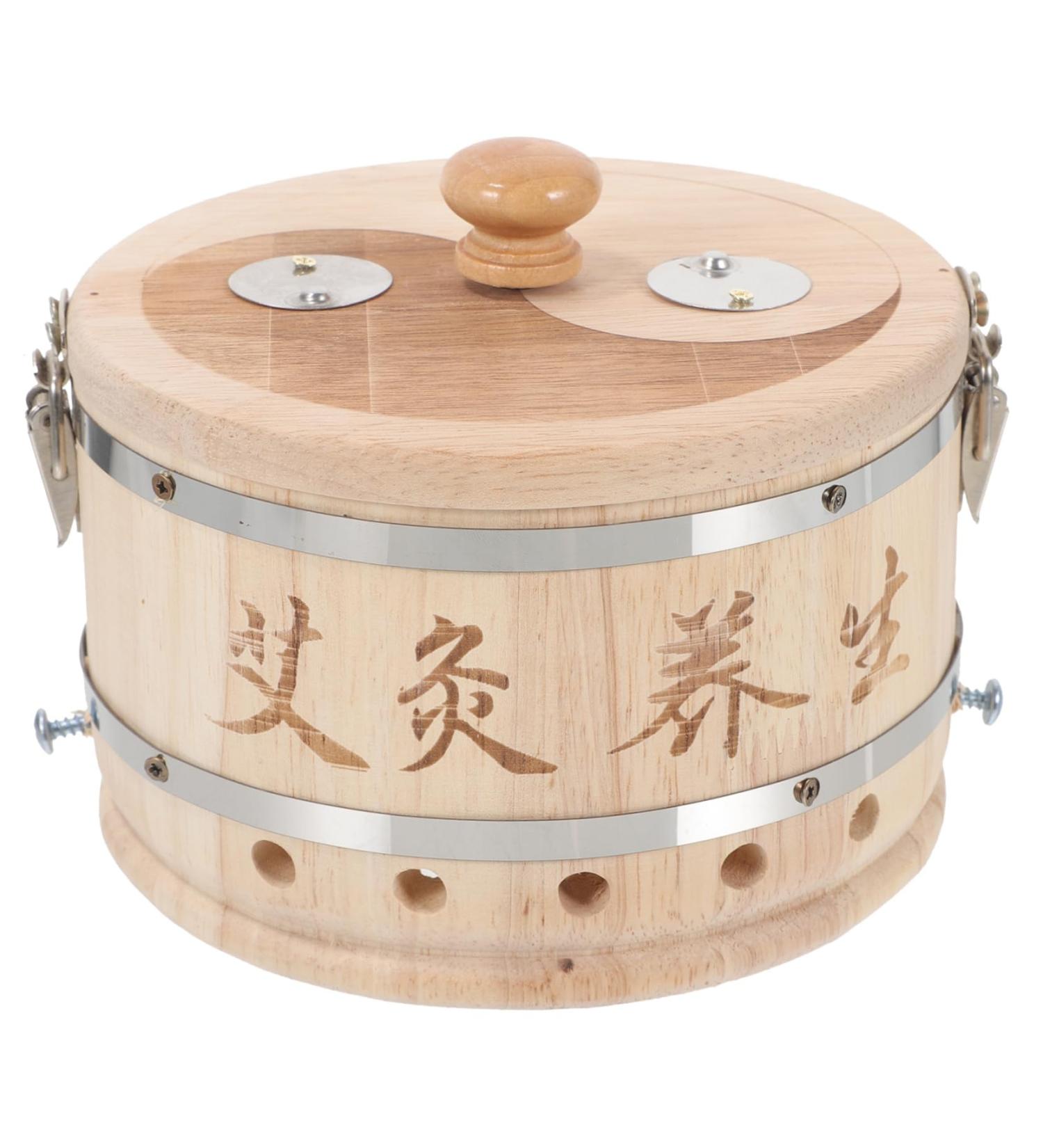 Beaupretty Moxibustion Box - Portable Wooden Case for Moxa Burner & Gel | International Shipping Available - Buy Online on GoSupps.com