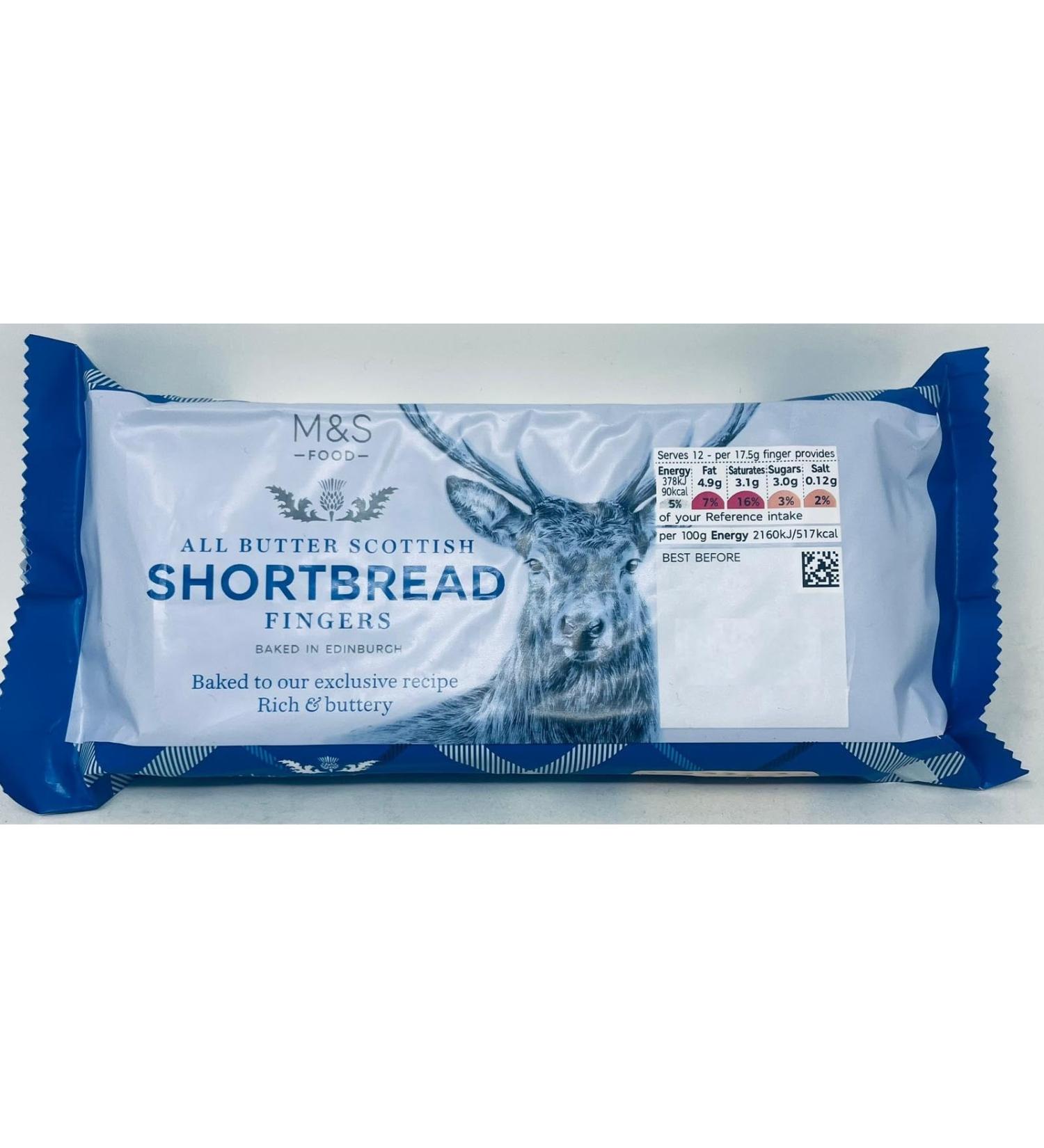 M&S All butter Scottish Shortbread Fingers 210g X3 in Premier Life Store Packaging - Buy Online on GoSupps.com