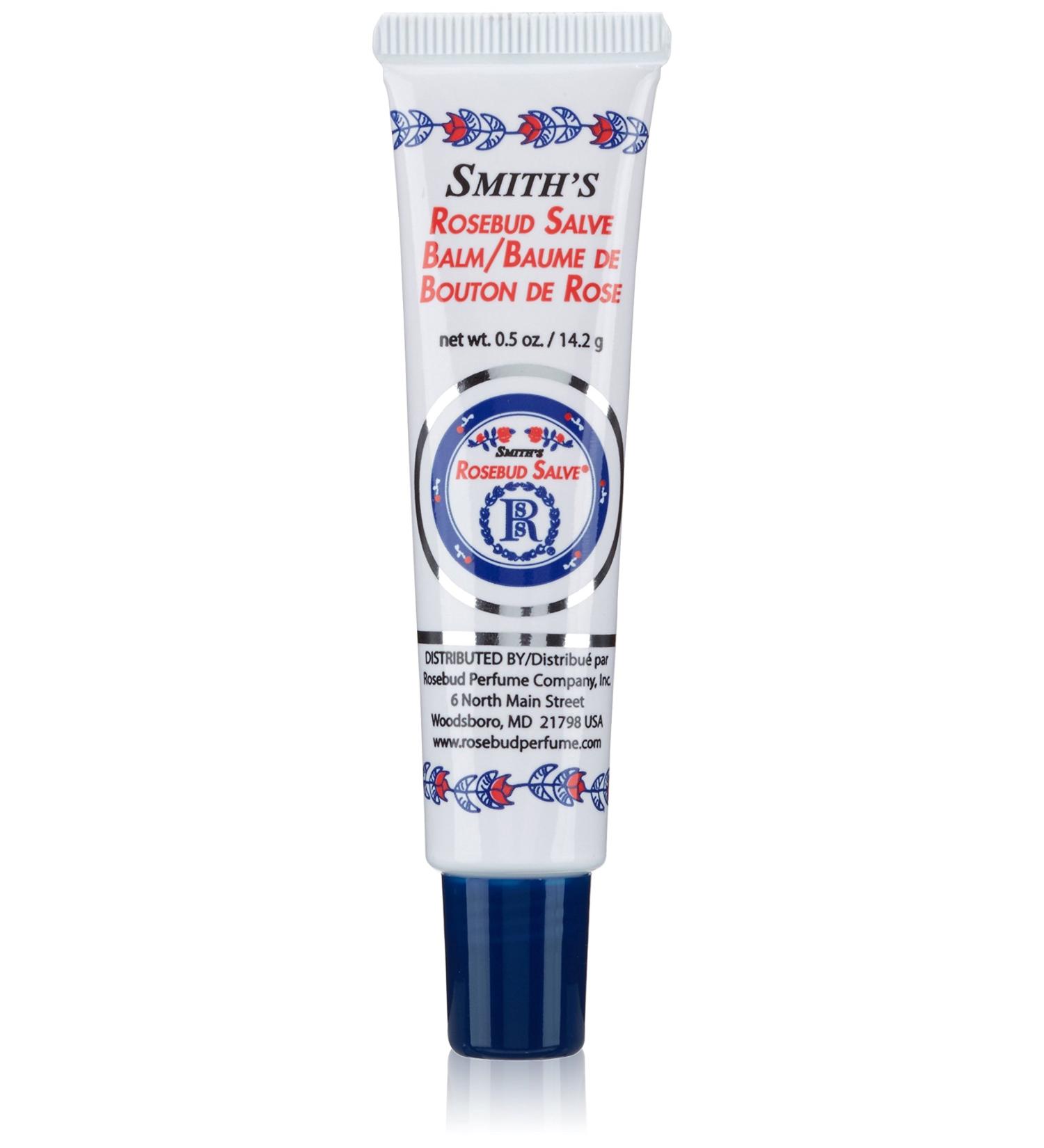 Smith's Rosebud Salve Tube 14.2g - Moisturizing Lip Balm for Soft and Smooth Lips - Buy Online on GoSupps.com