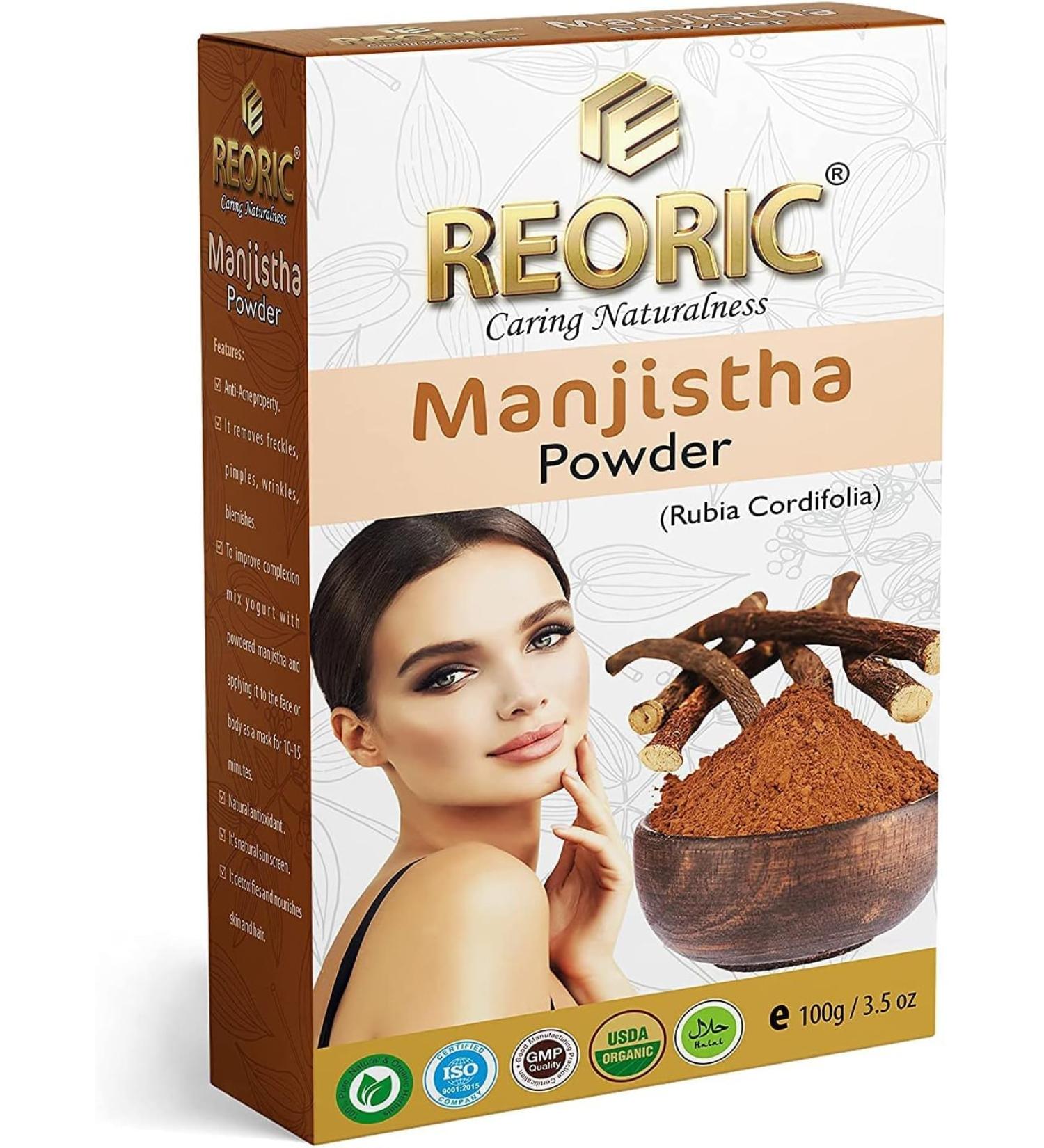 QURA manjistha Powder |manjistha Powder Organic |manjistha Powder for Skin | manjistha Powder for Skin |Rubia cordifolia Powder |Organic Manjistha(100g Pack of 1) - Buy Online on GoSupps.com