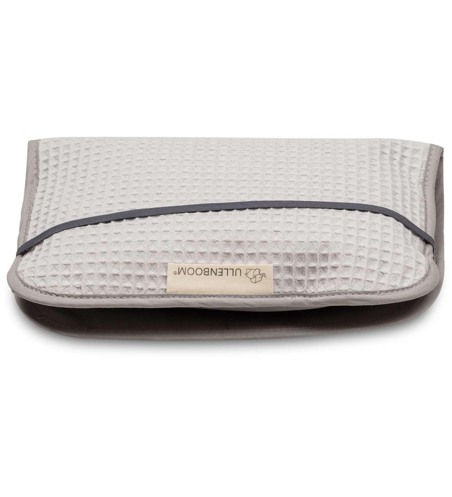 ULLENBOOM Diaper Bag - Waffle Uni Gray | EU Made Holds 3 Diapers & Accessories | Ideal Organizer for Strollers - International Shipping Available - Buy Online on GoSupps.com