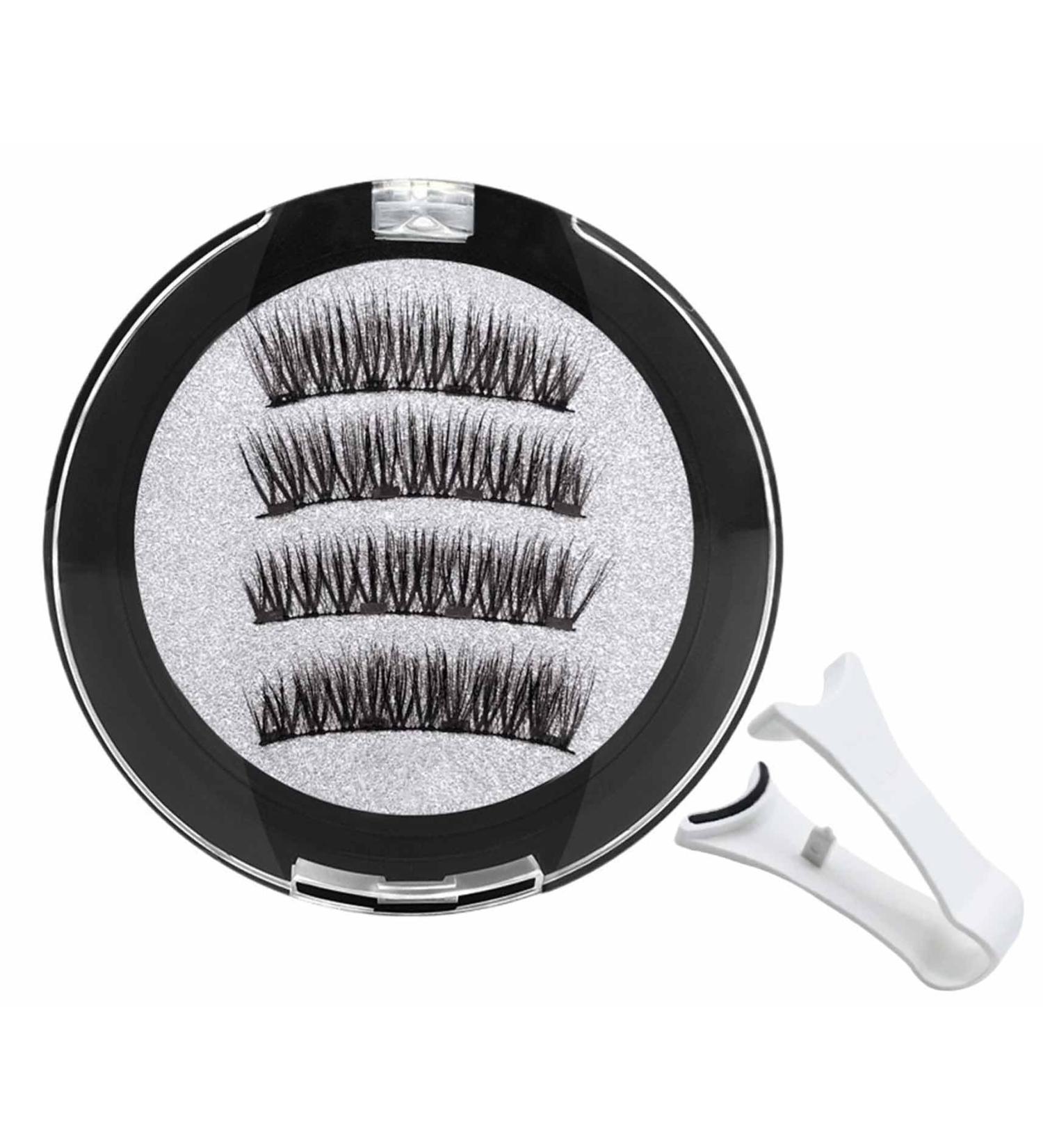 Elara Craft Magnetic Eyelashes Double Sided Magnetic Eyelashes Reusable Lashes Self Adhesive Waterproof Magnetic Eyelashes With Applicator(Style 2) - Buy Online on GoSupps.com