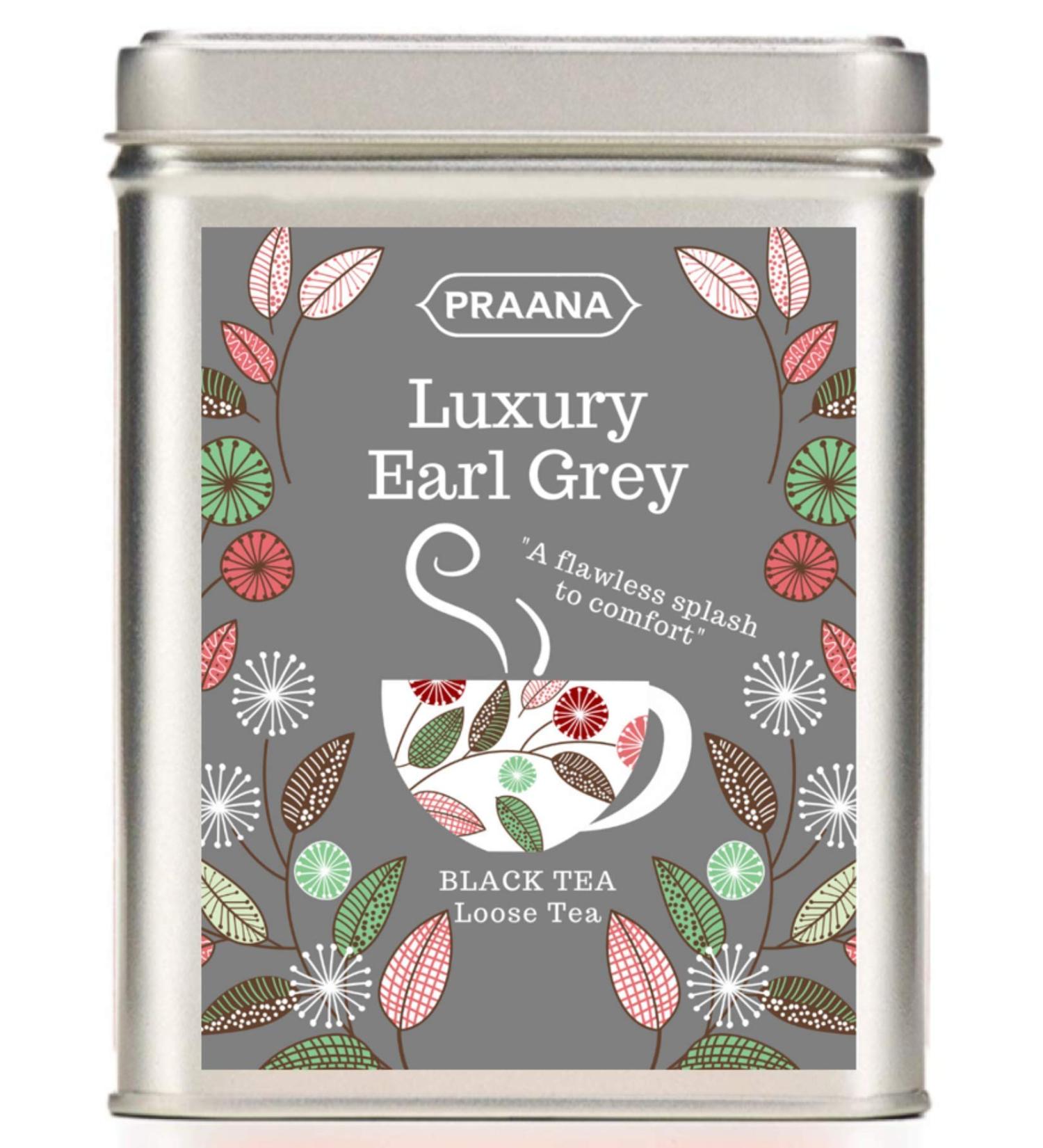 PRAANA TEA Earl Grey Tea 100 g