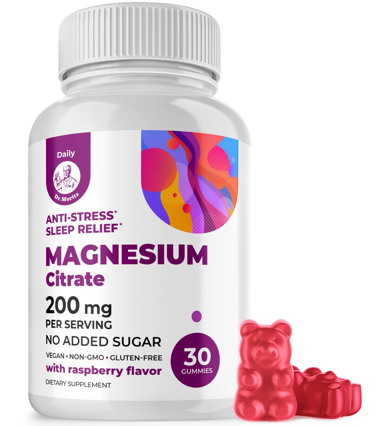 Sugar-Free Magnesium Gummies - Calm Supplement for Children & Adults (30 Count) - Buy Online on GoSupps.com