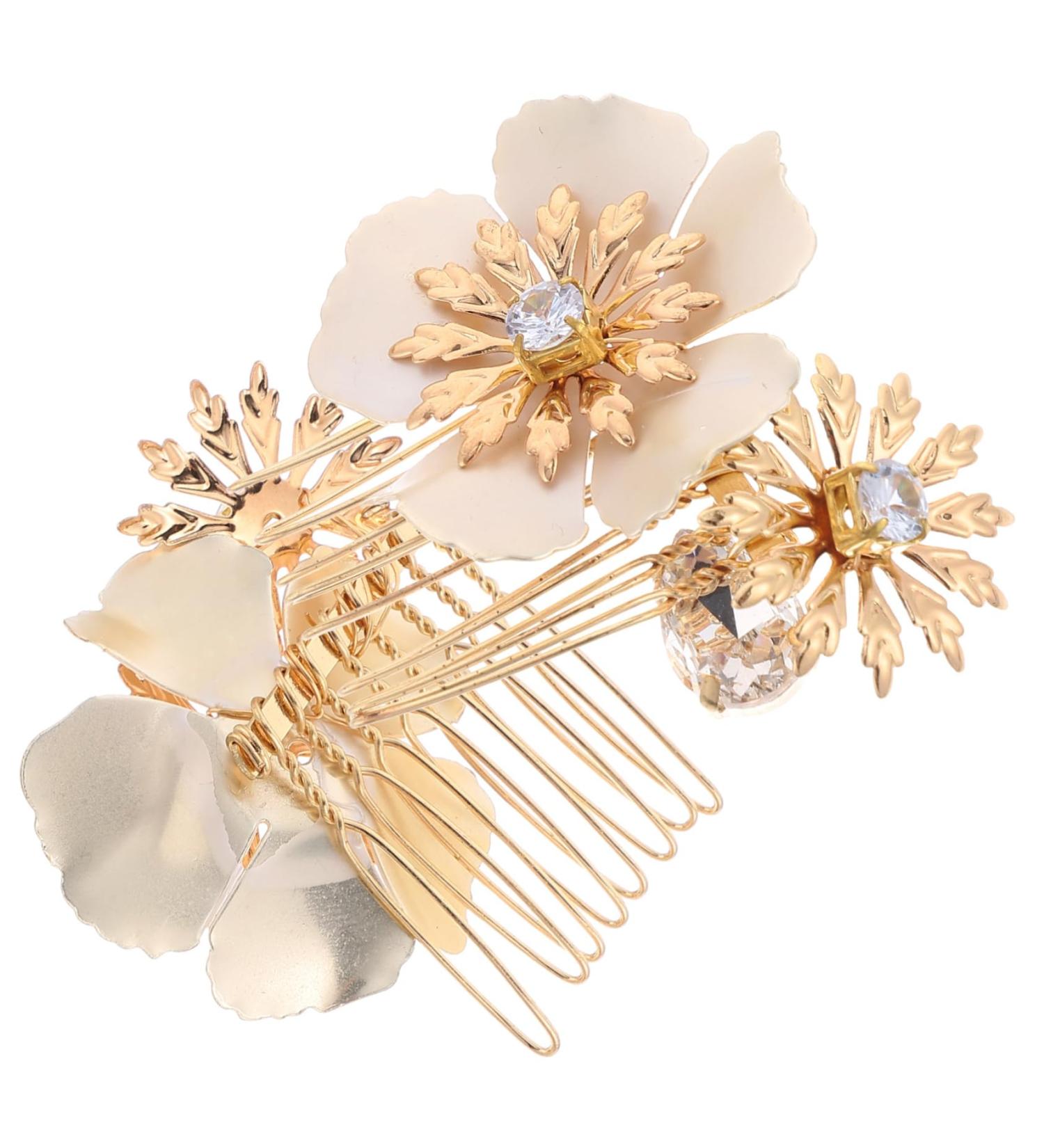 Didiseaon 1 Pair wedding hair accessories wedding grace hair comb headgear rhinestones hair combs for wedding hair combs for women accessories fine hair rhinestone hair comb hair Hair up - Buy Online on GoSupps.com