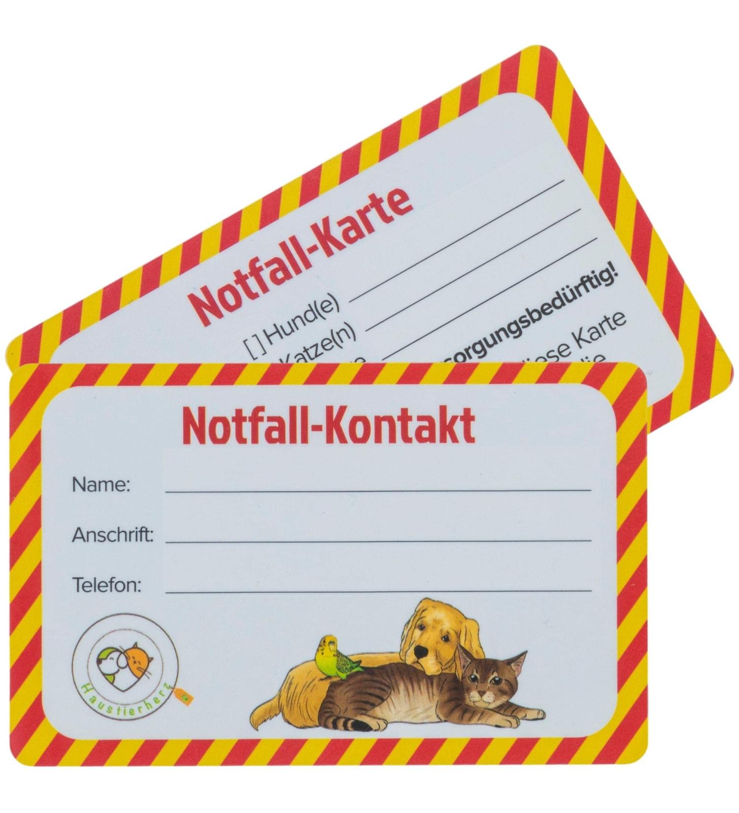 Petherd Emergency ID Card for Pets - Waterproof Credit Card Size - 5 Set Safety Gadget for Dogs & Cats - Ideal for Wallet Car Key Ring - Buy Online on GoSupps.com