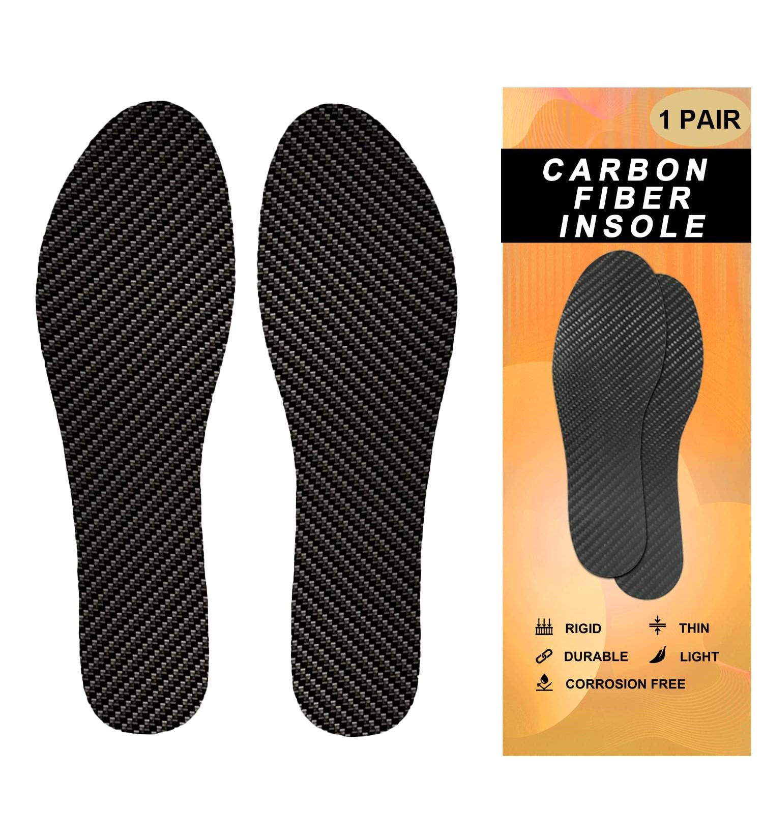 Carbon Fiber Insoles 1 Pair for Pain Relief & Arthritic Toe Recovery - Rigid Foot Support | Hallux Rigidus & Morton's Toe Insert - Men's 7-7.5/Women's 8-8.5 (9.25-235mm) - Buy Online on GoSupps.com
