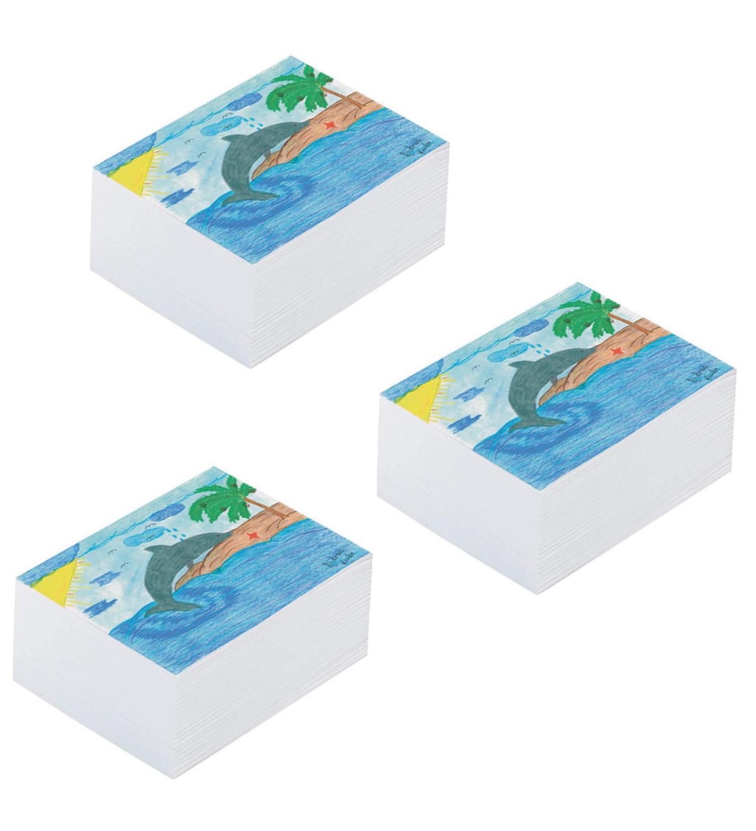 Pacon P3401 Newsprint Paper 8-1/2" 500 Sheet Pack White 3 Pack