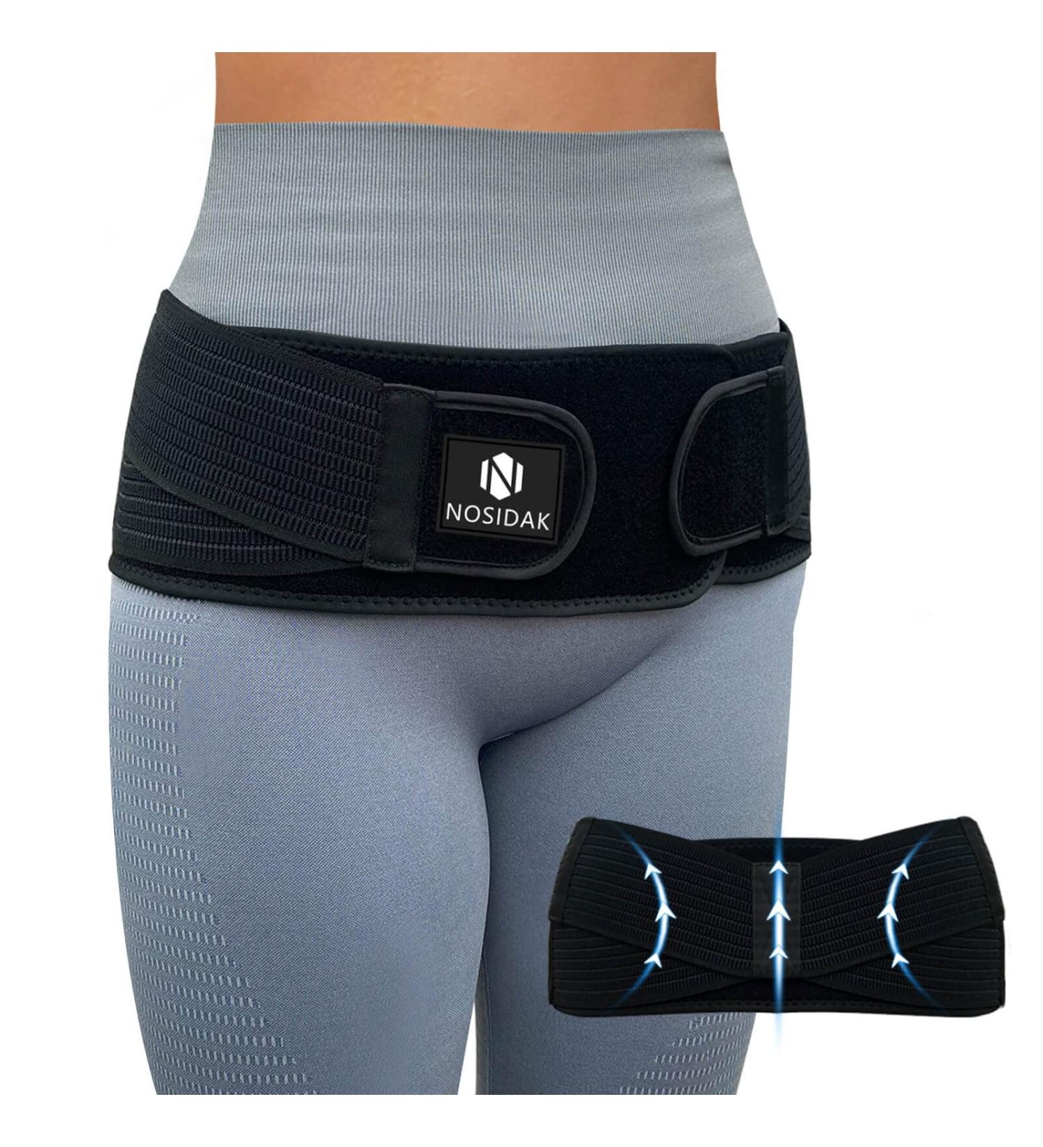 SI Belt - Sacroiliac Support Belt for Men & Women | Sciatic Pain Relief | Adjustable Pelvis & Lower Back Brace - Buy Online on GoSupps.com