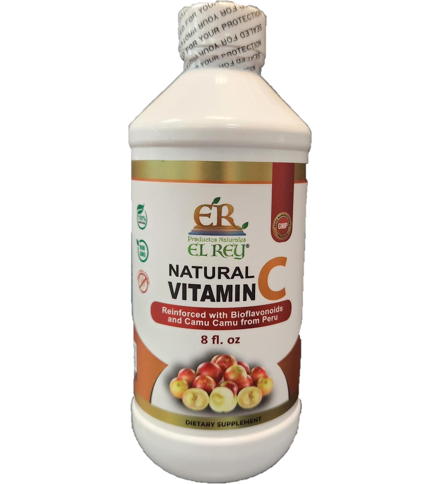 El Rey Vitamina C Reinforced with Bioflavonoids & Camu Camu from Peru (Liquid)