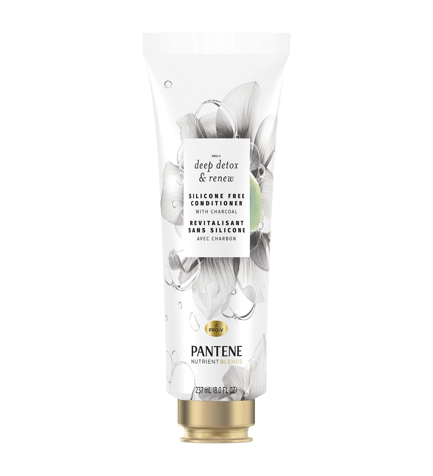 Pantene Nutrient Blends Deep Detox & Renew Clarifying Silicone free Charcoal Conditioner 237 Milliliters - Buy Online on GoSupps.com