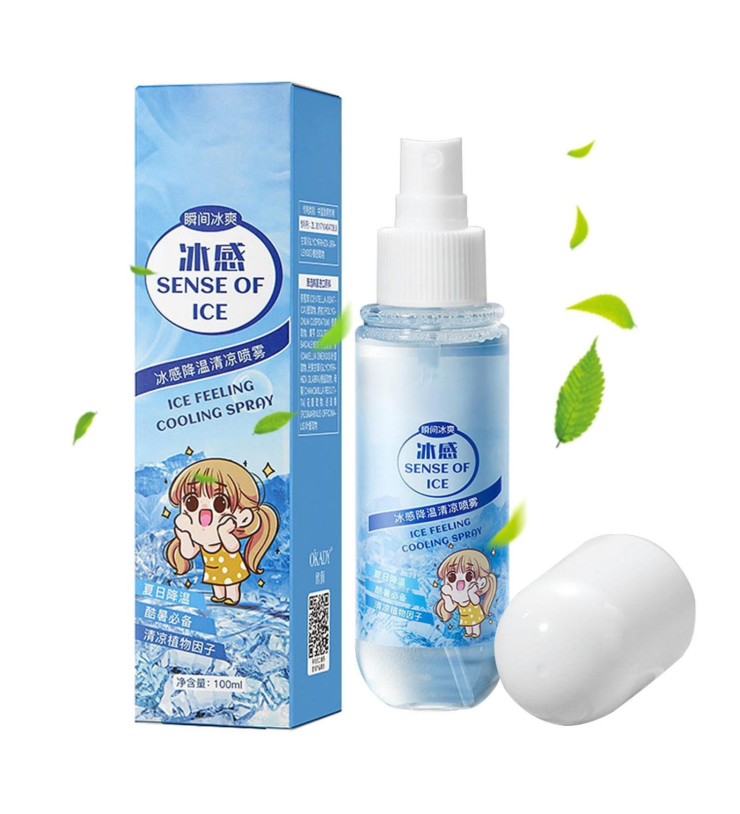  Huyeruie Cool Spray Summer - Refreshing Spray for Hot Flashes | Refreshing Spray for Summer Relief | Soothing and Calming Body Spray 100ml | Summer Refreshing Spray - Buy Online on GoSupps.com